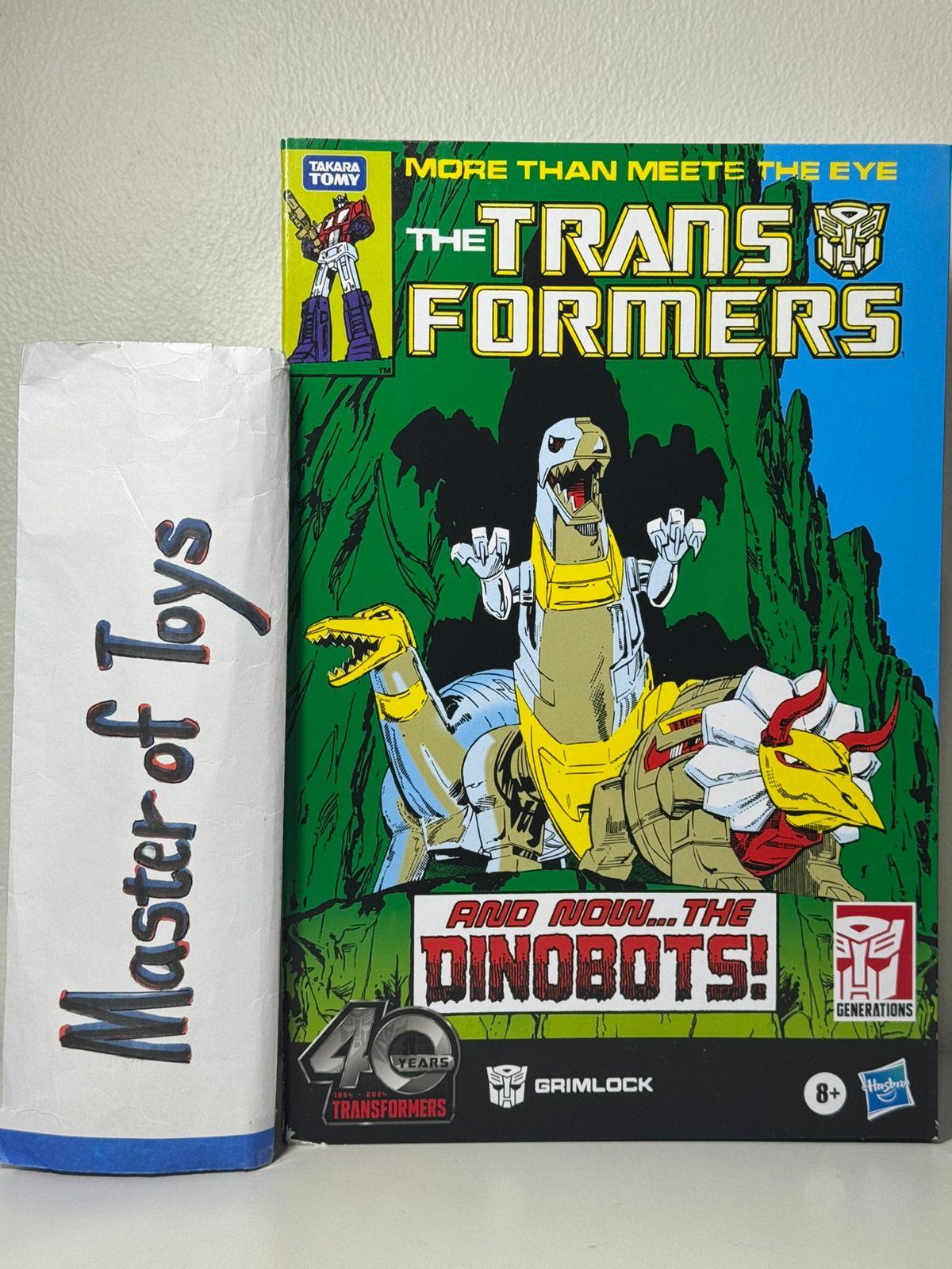 Hasbro Takara Tomy Transformers 40 Years And Now The Dinobots! Grimlock - Ready Stock