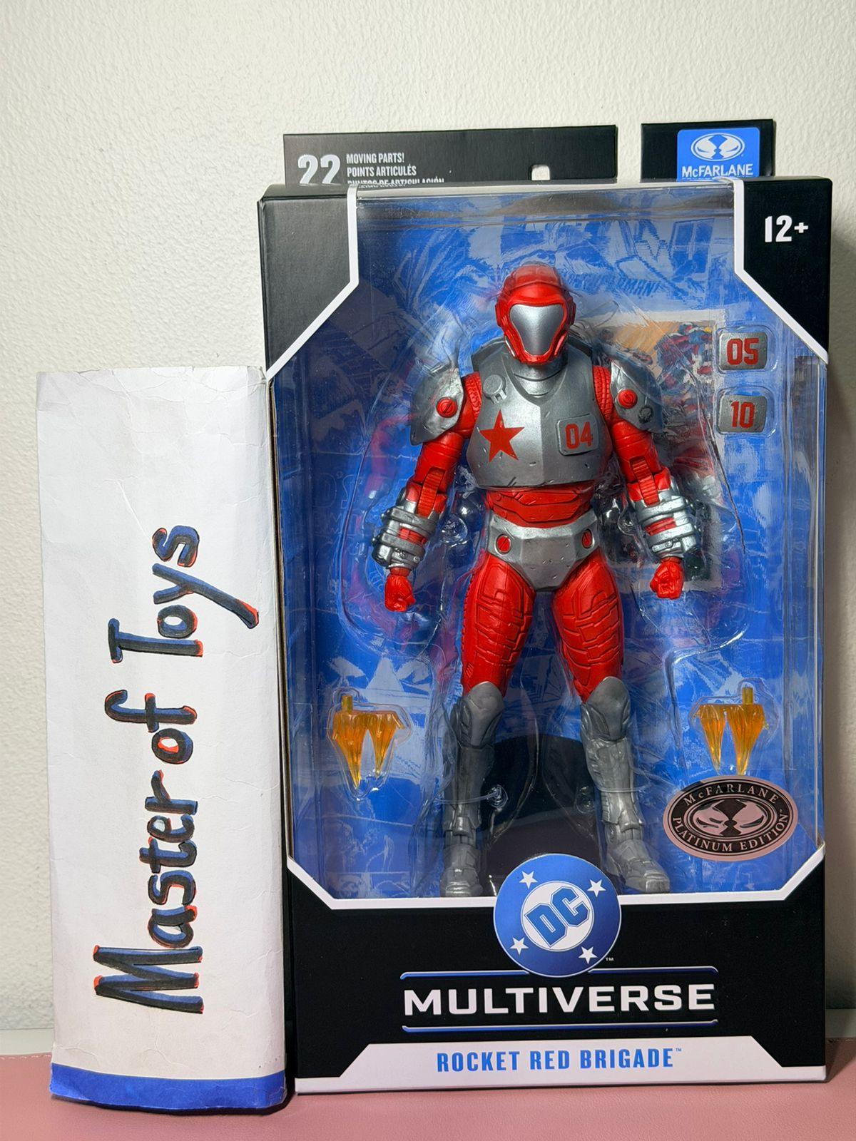 McFarlane DC Multiverse Rocket Red Brigade (Justice League: Generation Lost) Platinum Edition - Ready Stock