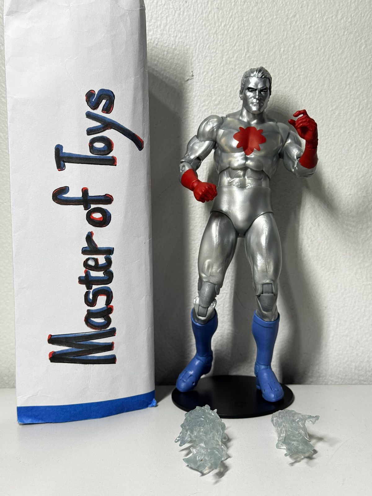 McFarlane DC Multiverse The Captain Atom (New 25) Gold Label Only No Box - Ready Stock