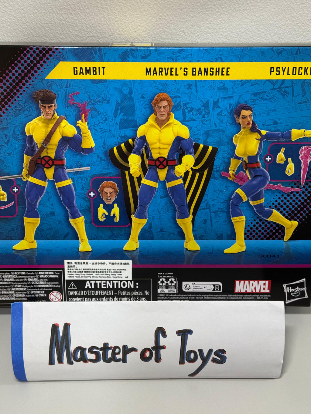 Hasbro Marvel Legends X-Men Gambit | Marvel's Banshee | Psylocke 3 Packs - Ready Stock