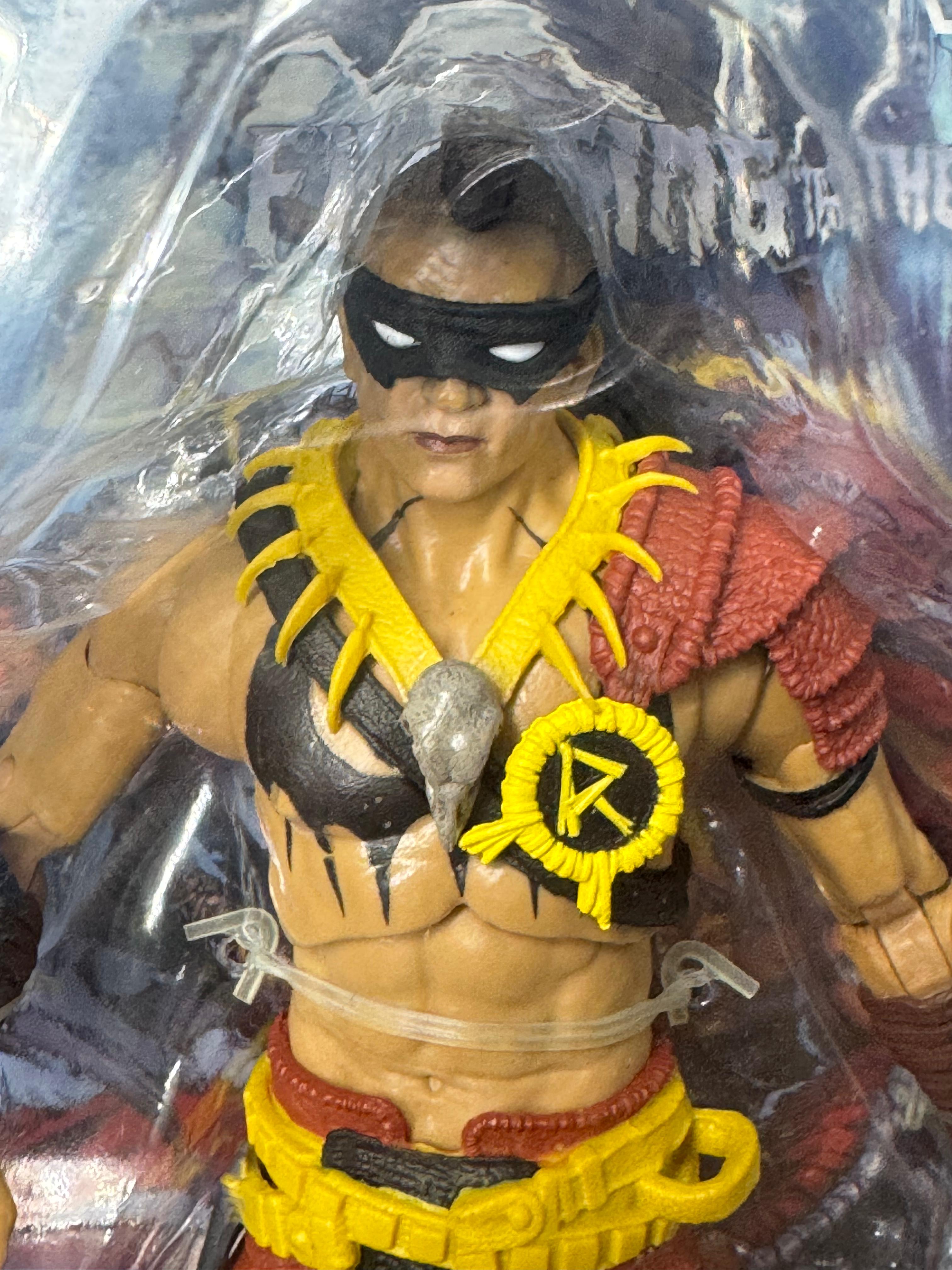 McFarlane DC Direct Robin Fighting the Frozen with Comic Book - Ready Stock