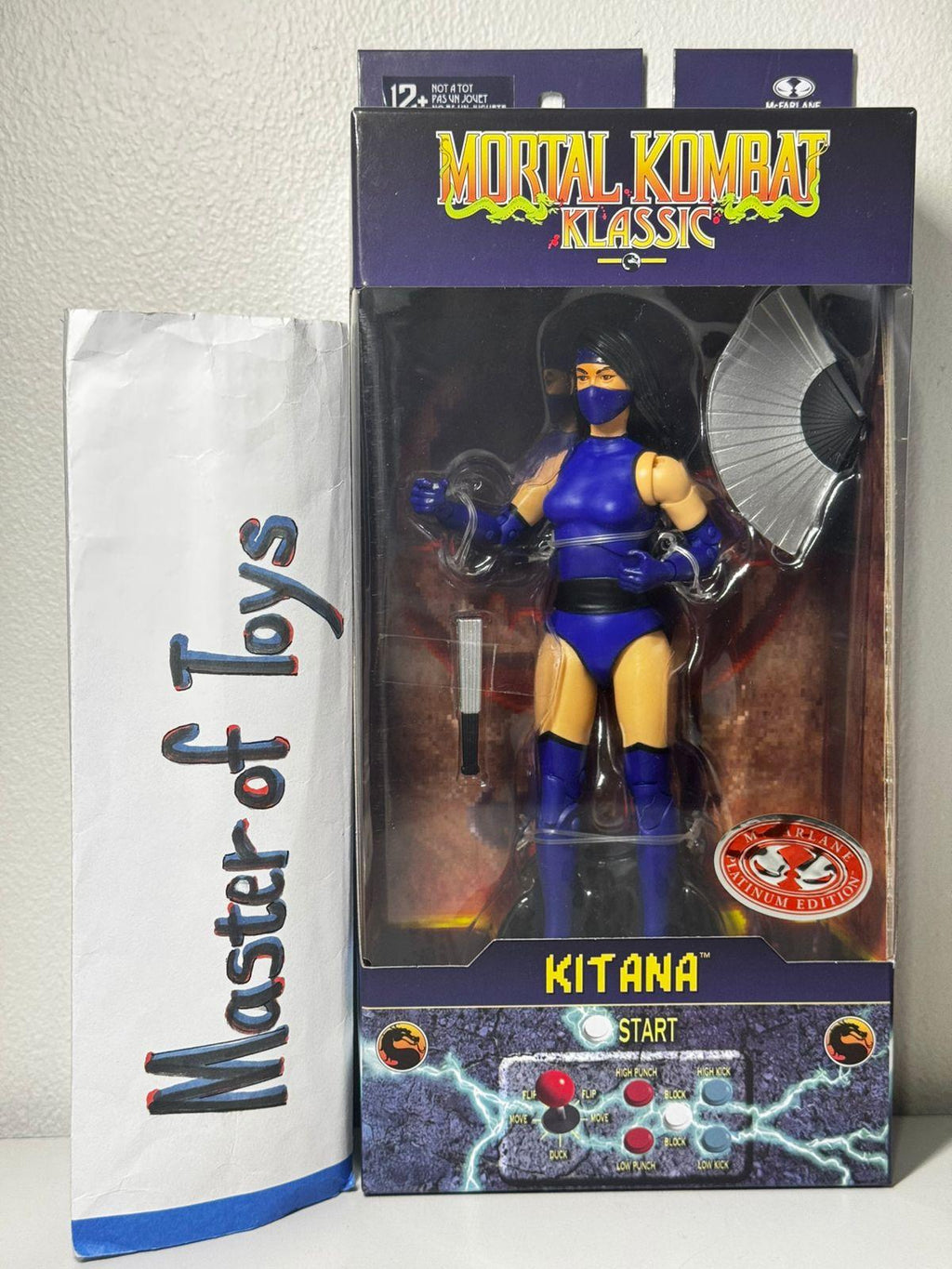 McFarlane Mortal Kombat Klassic Kitana Game Verse - Ready Stock