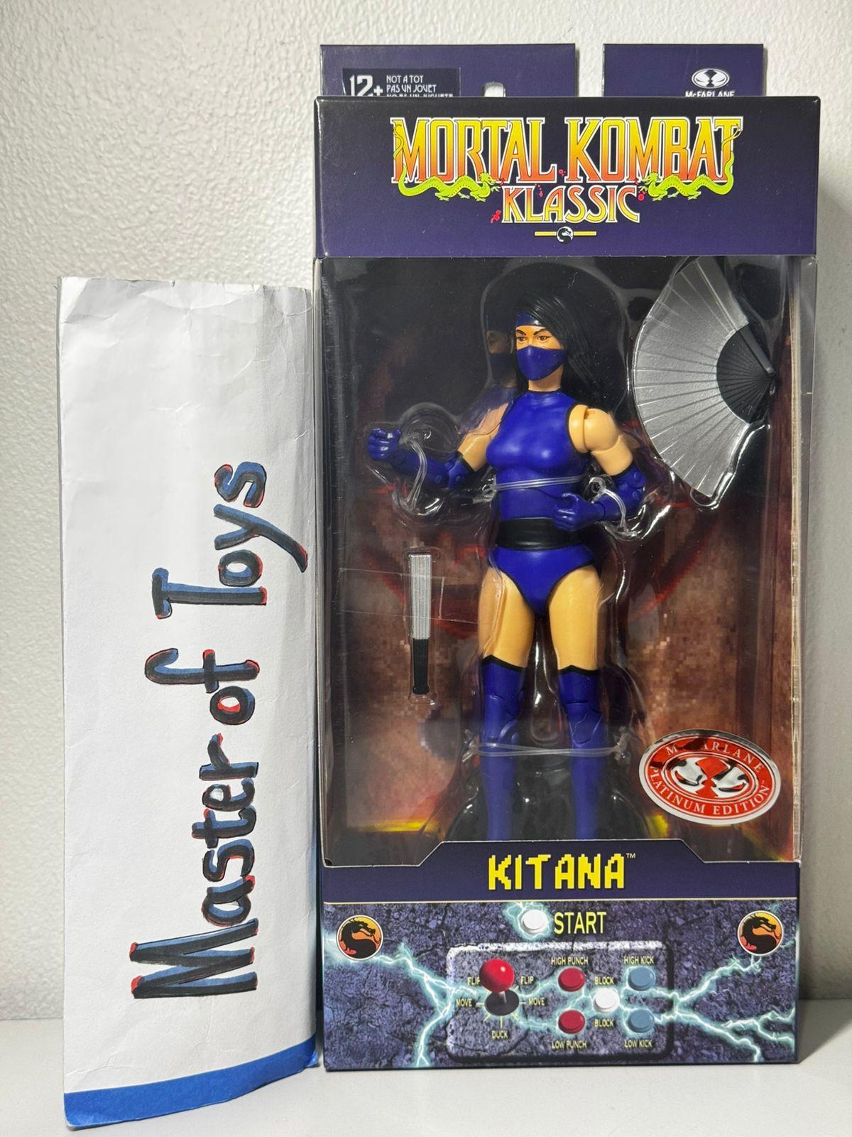 McFarlane Mortal Kombat Klassic Kitana Game Verse - Ready Stock