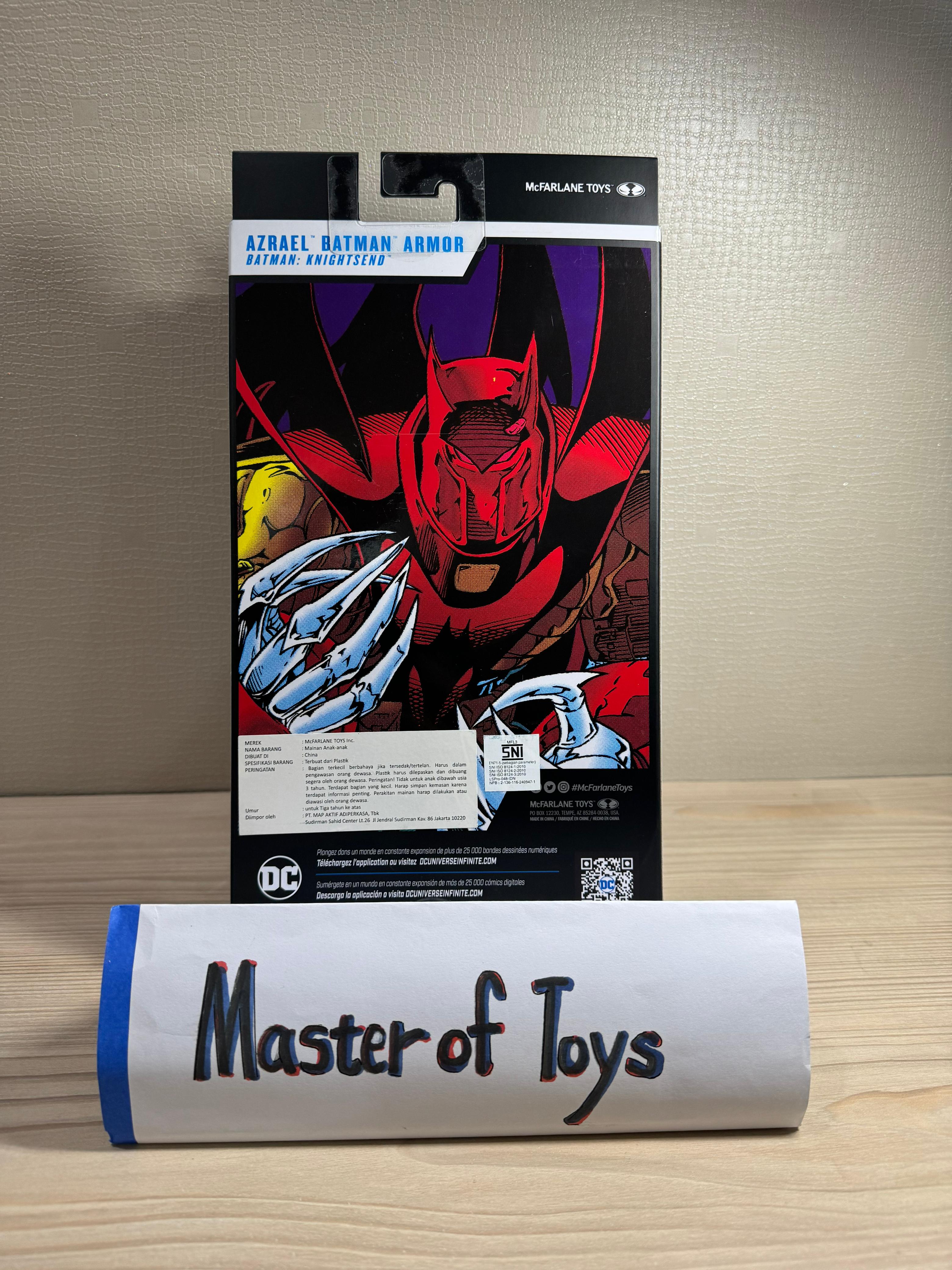 McFarlane DC Multiverse Azrael Batman Armor Batman: Knightsend Platinum Edition - Ready Stock
