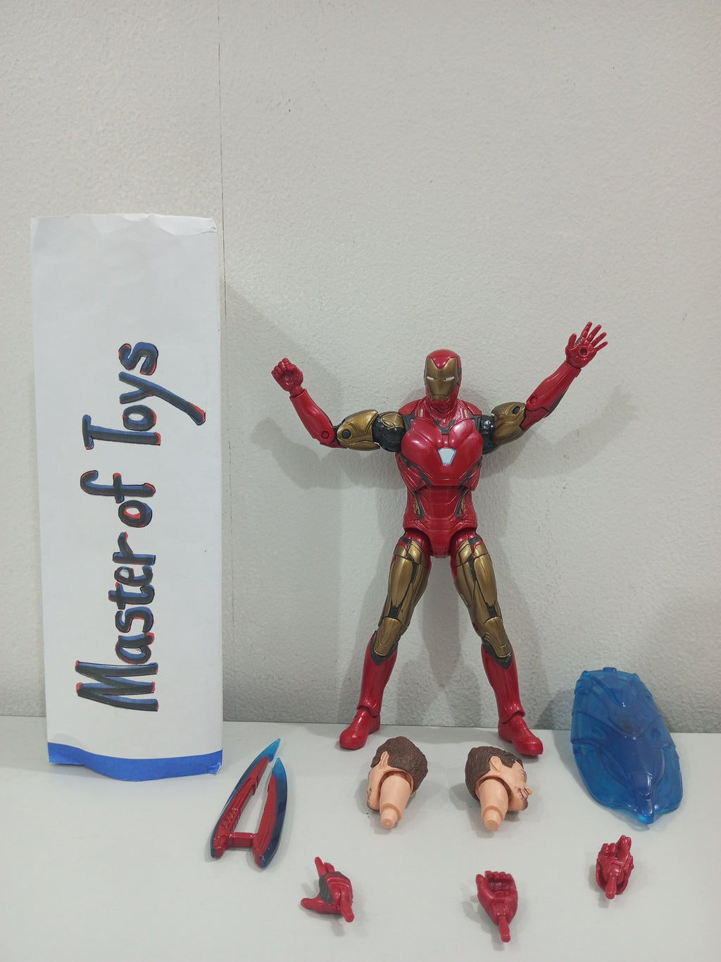 Hasbro Marvel Legends Iron Man Only From 2 Packs Avengers End Game The Infinity Saga Iron Man Mark LXXXV & Thanos - Ready Stock