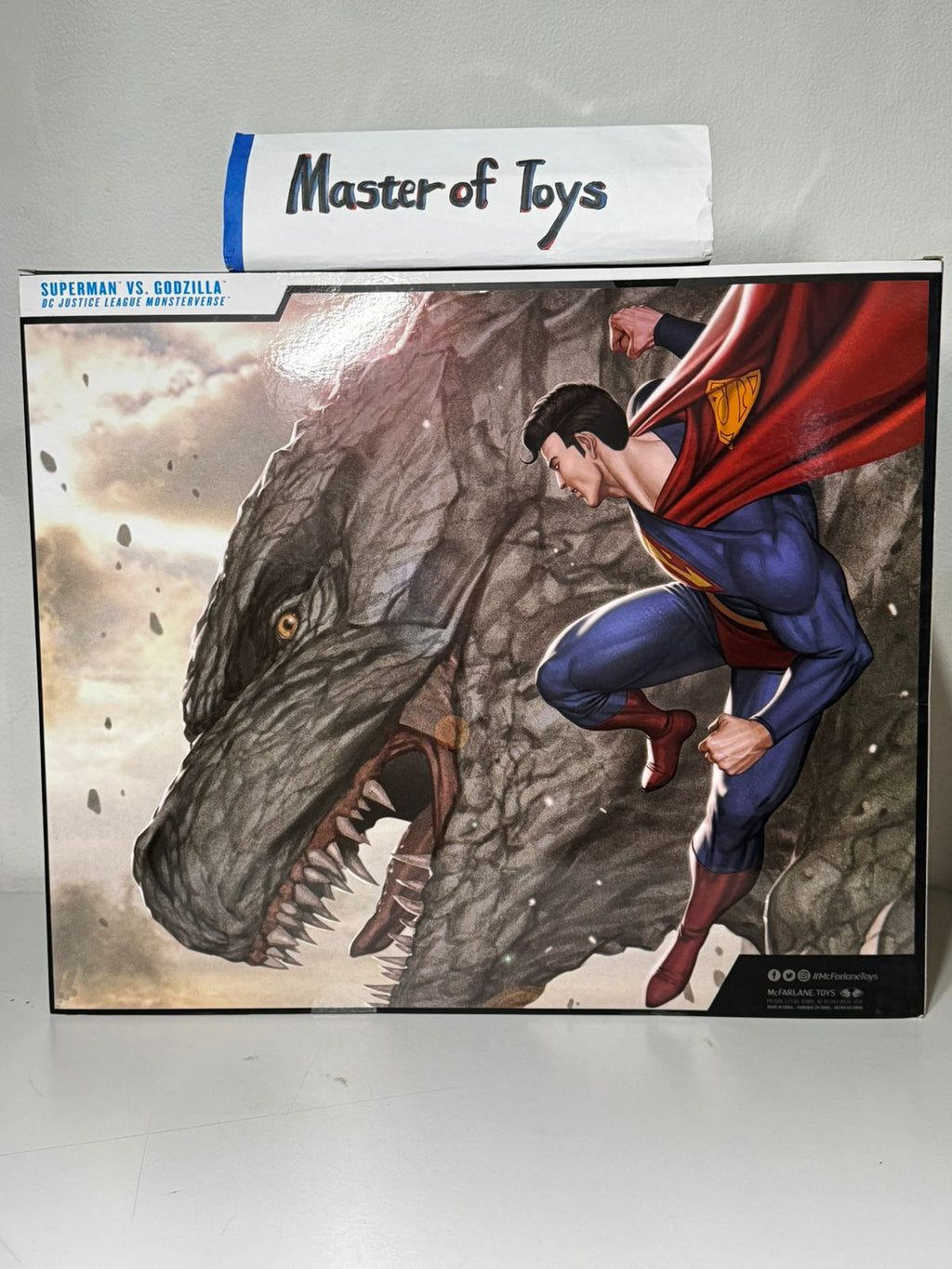 McFarlane DC Multiverse Superman vs Godzilla (DC Justice League Monsterverse) - Ready Stock