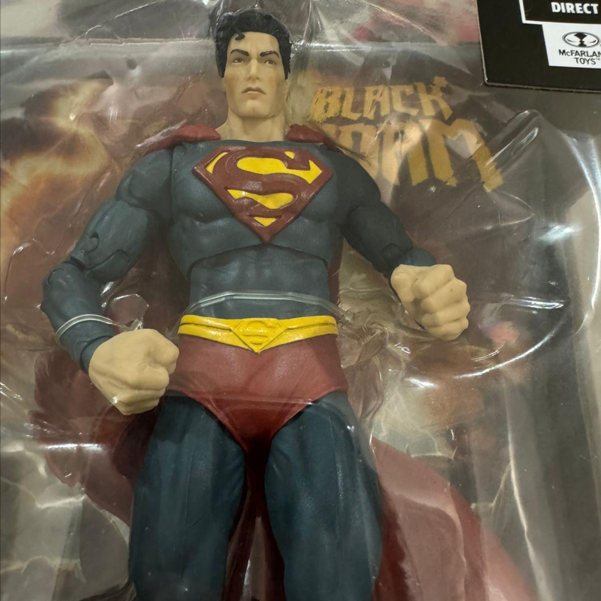 McFarlane DC Direct Superman Black Adam Comic Page Punchers Scott Kirkham Prianto - Ready Stock
