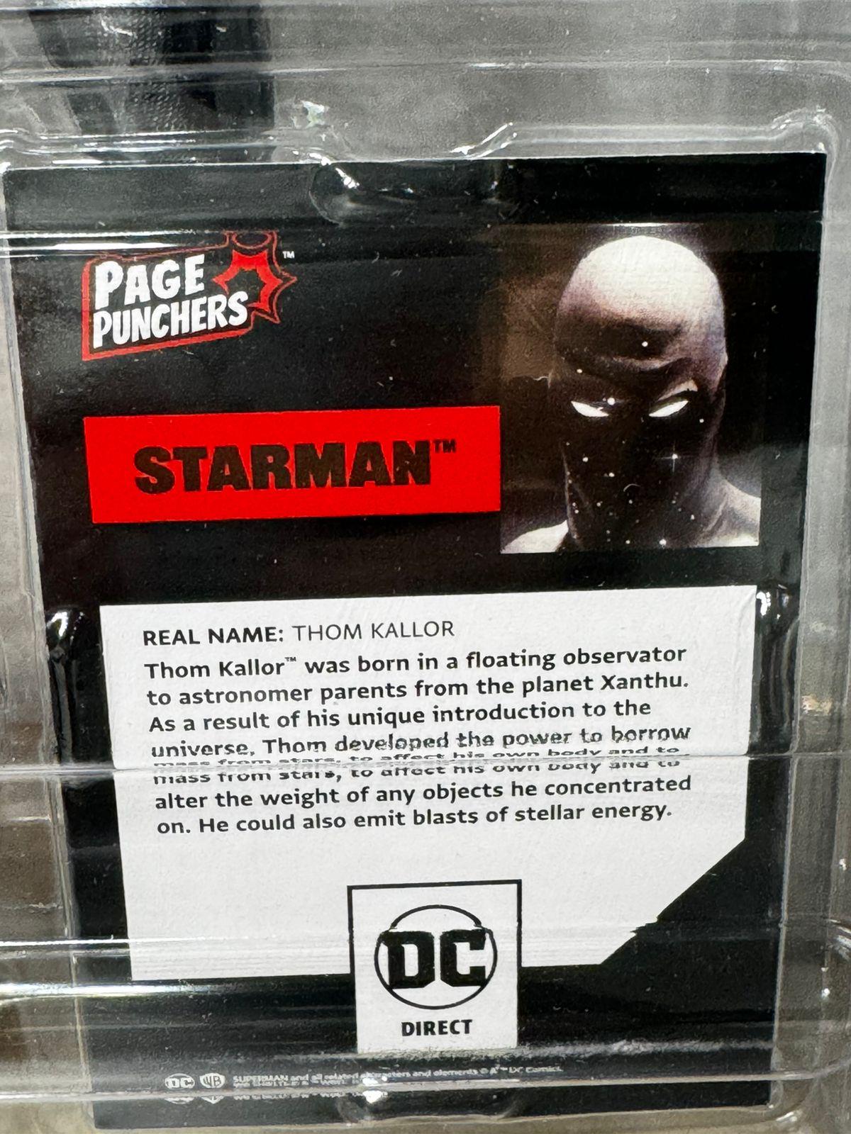 McFarlane DC Direct Page Punchers Starman Thom Kallor Red Platinum Edition No Comic Books - Ready Stock