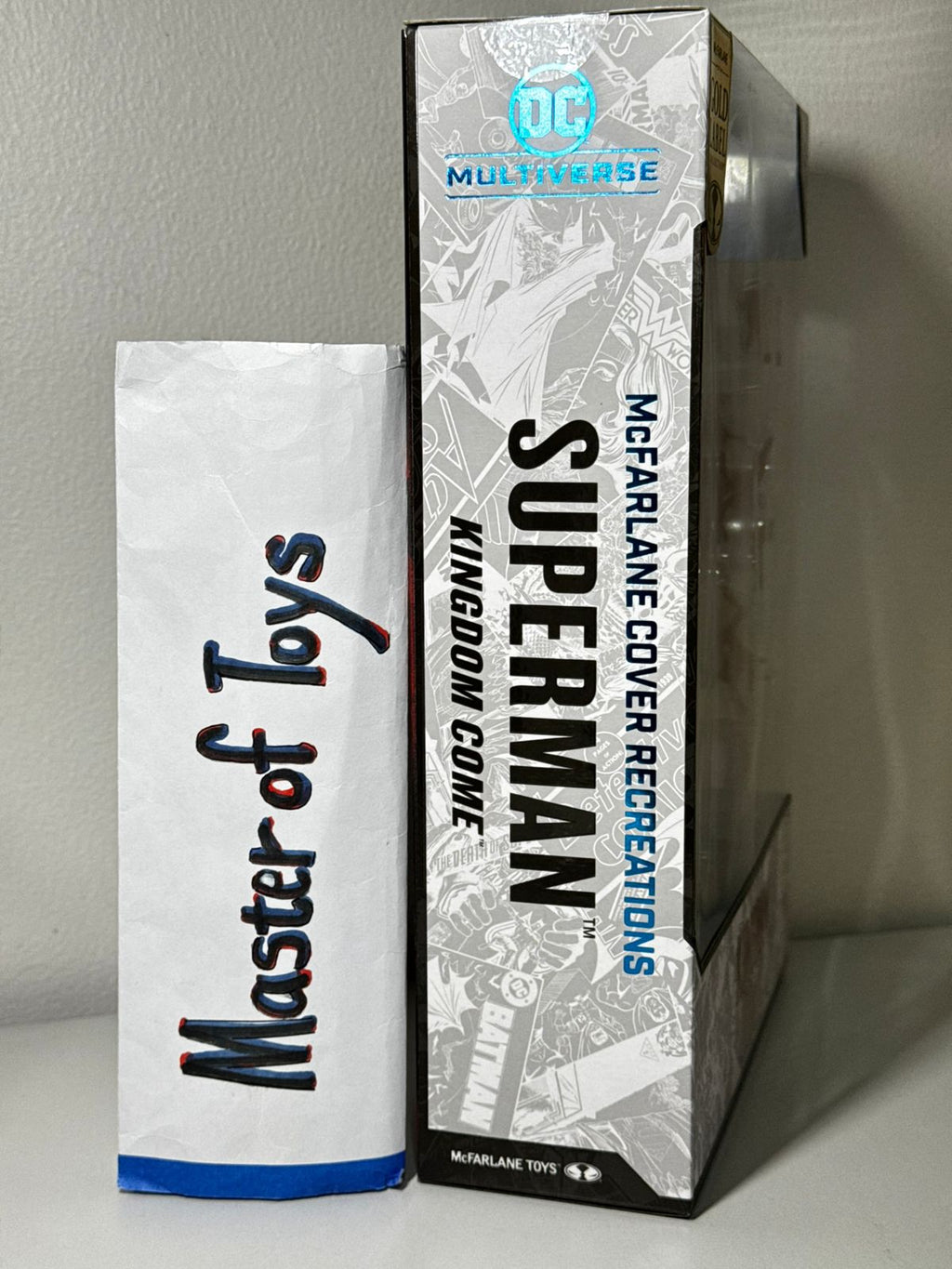 McFarlane Cover Recreations DC Multiverse Superman Kingdom Come Gold Label - Ready Stock