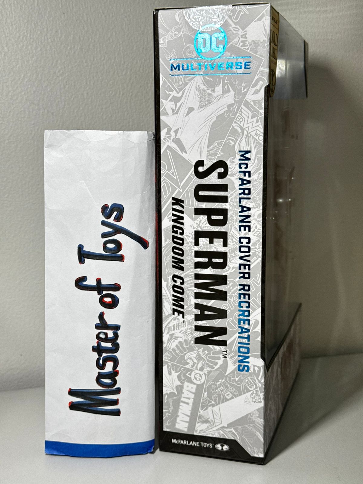 McFarlane Cover Recreations DC Multiverse Superman Kingdom Come Gold Label - Ready Stock