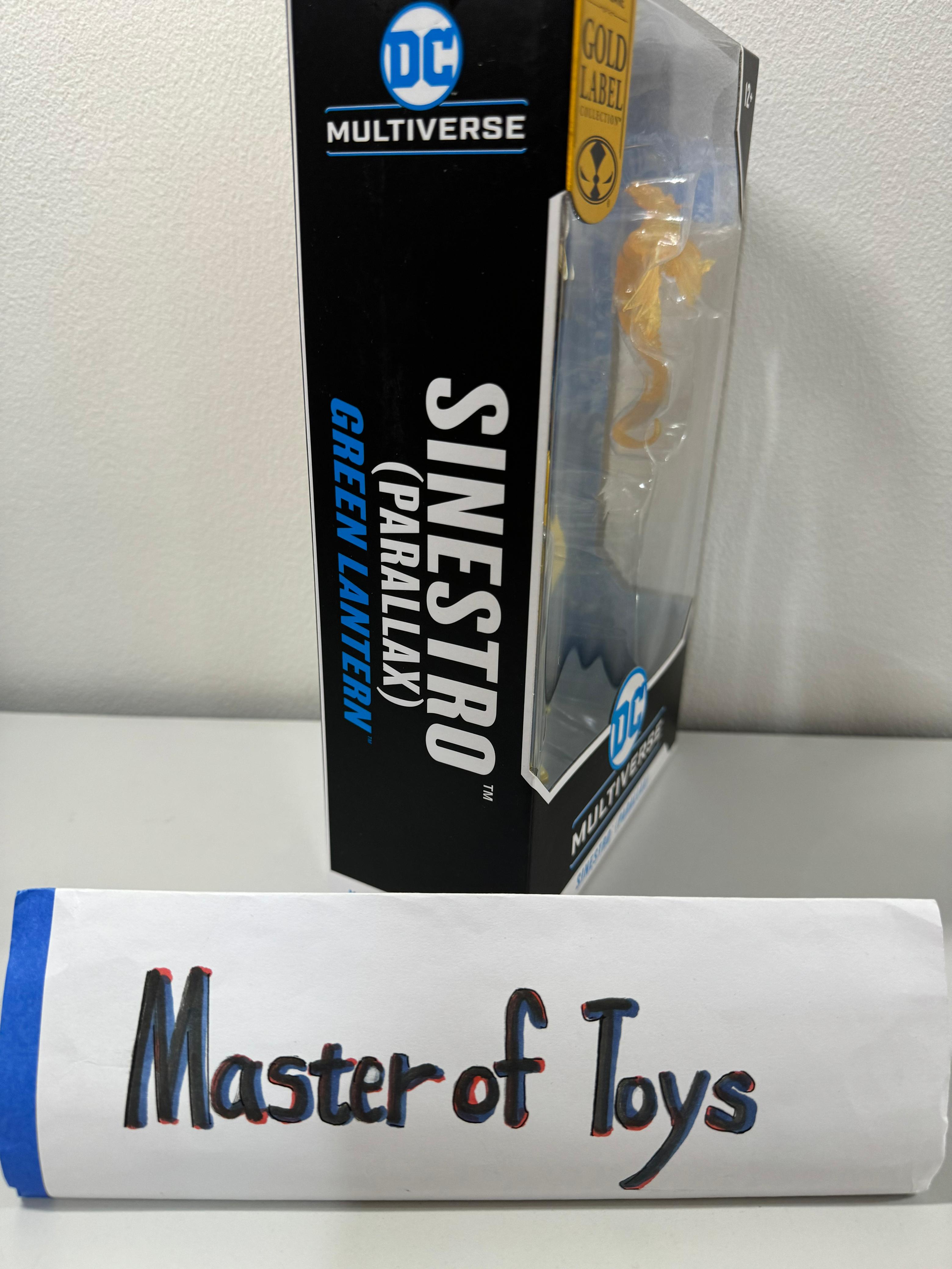 McFarlane DC Multiverse Sinestro (Parallax) Green Lantern Gold Label Collection - Ready Stock
