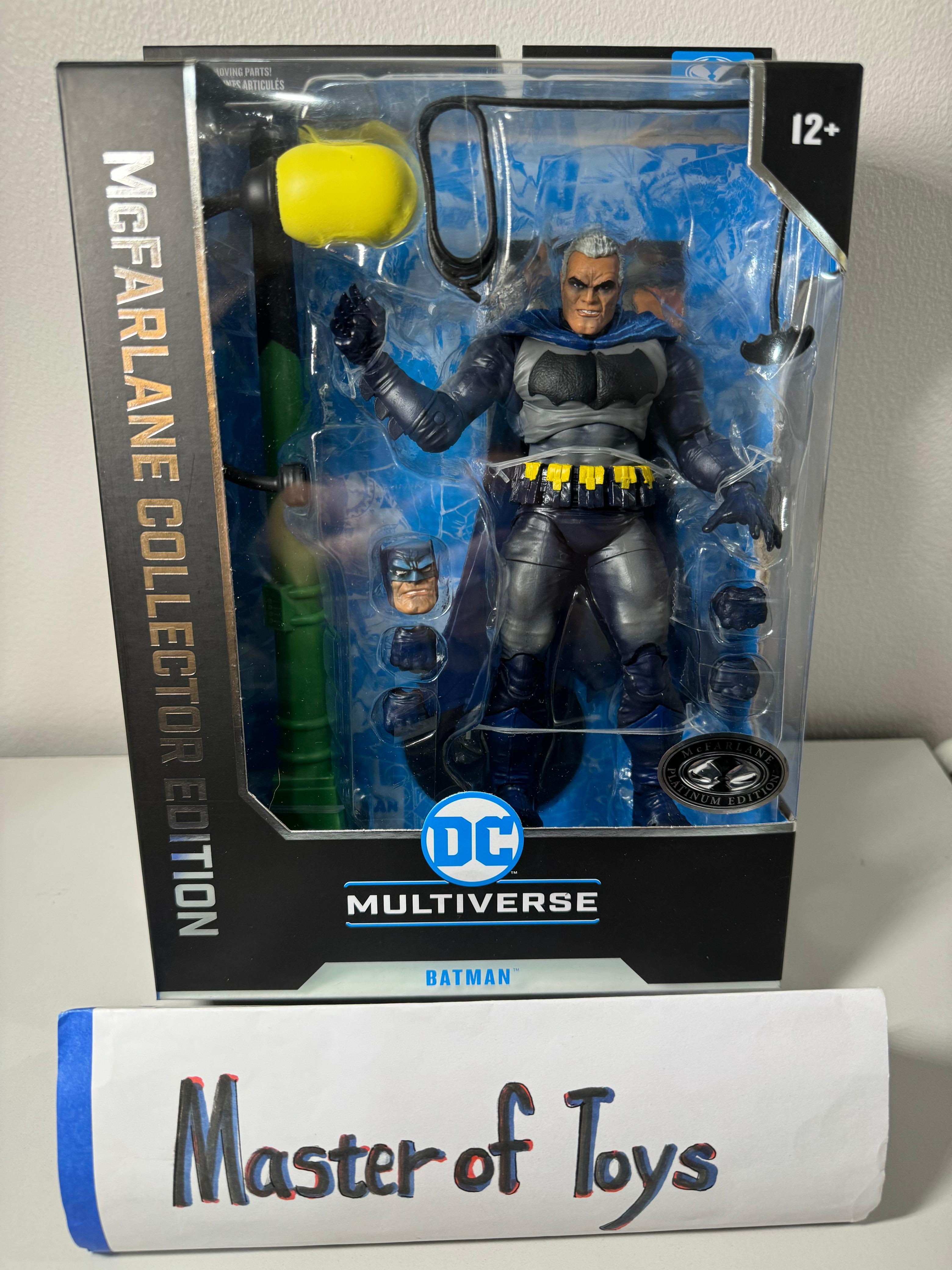 McFarlane Collector Edition DC Multiverse Batman (Battle Damage Blue) The Dark Knight Returns Platinum Edition - Ready Stock