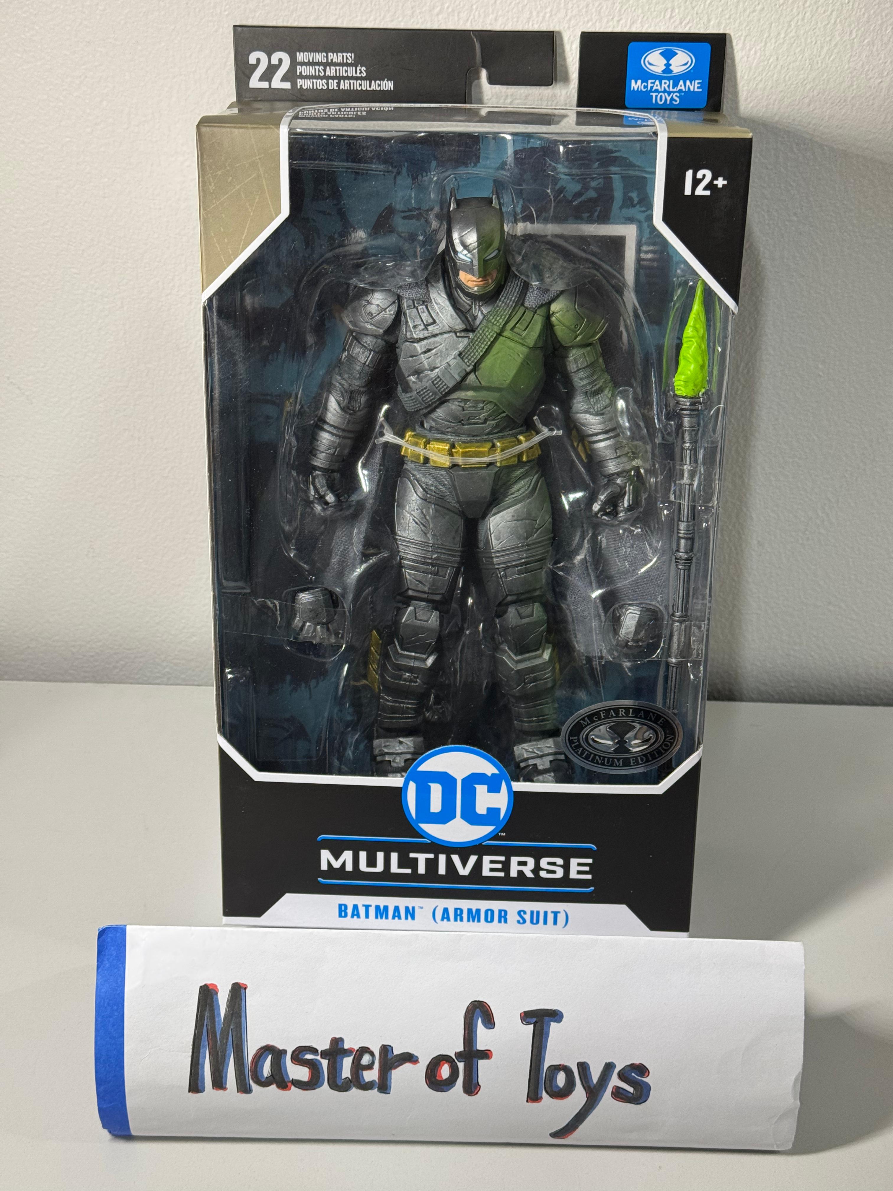 McFarlane DC Multiverse Batman Armor Suit (Batman v Superman: Dawn of Justice) Platinum Edition - Ready Stock