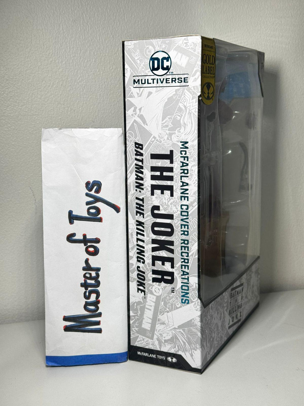 McFarlane Cover Recreations The Joker Batman: The Killing Joke Gold Label - Ready Stock