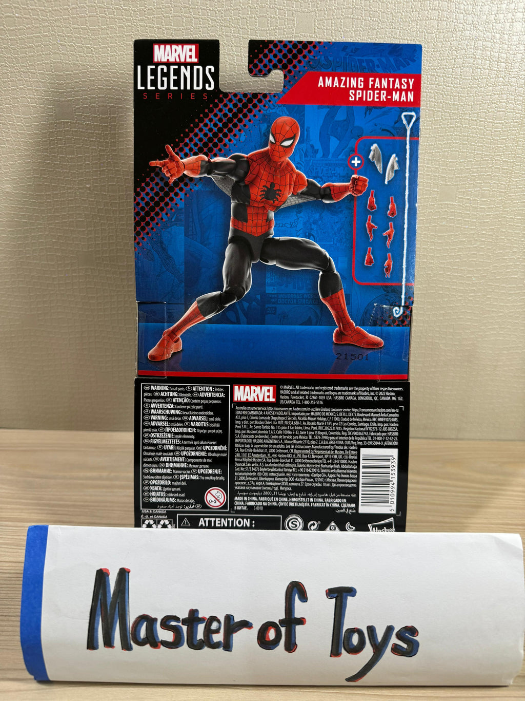 Hasbro Marvel Legends Series Marvel Amazing Fantasy Spider-Man - Ready Stock