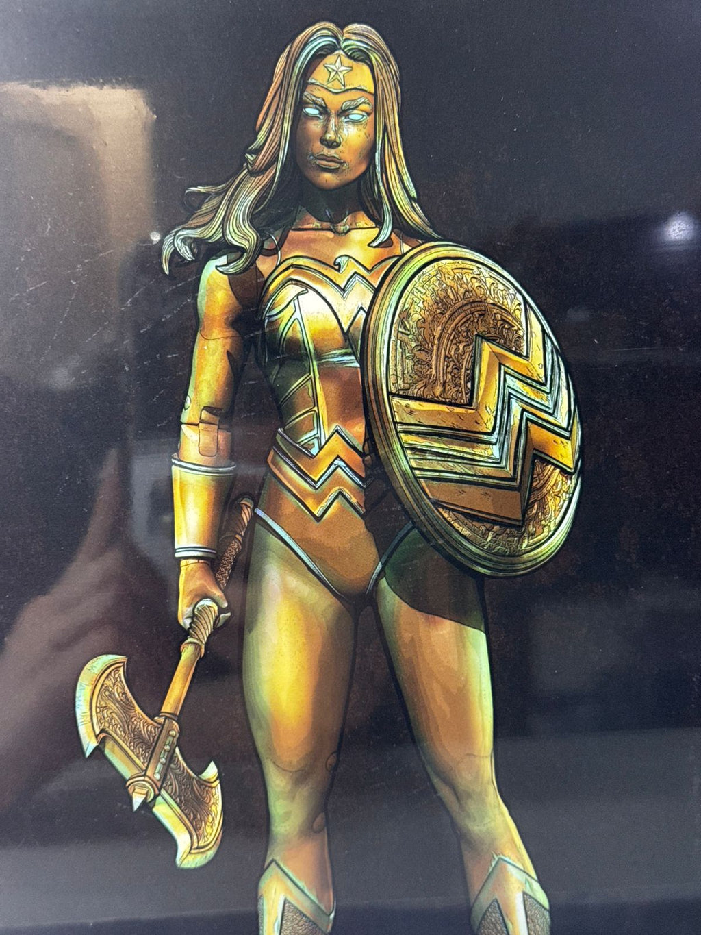 McFarlane DC Wonder Woman Classic Patina Edition Gold Label - Ready Stock