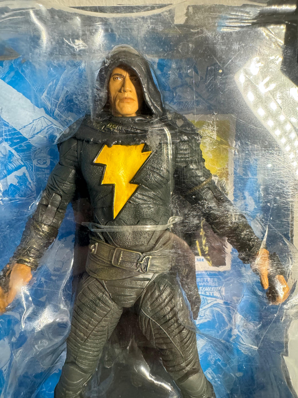 McFarlane DC Multiverse Black Adam With Cloak (Black Adam) Dwayne Johnson - Ready Stock