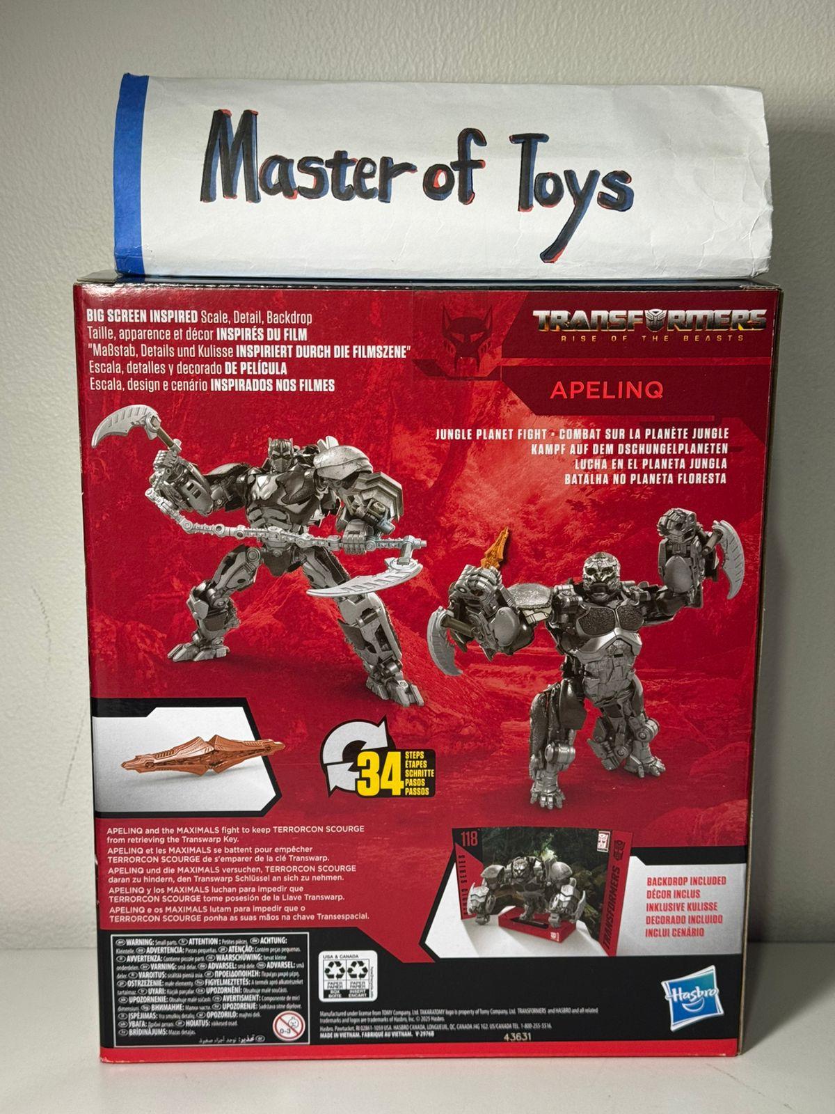 Hasbro Transformers Rise Of The Beasts Studio Series Apelinq 118 - Ready Stock