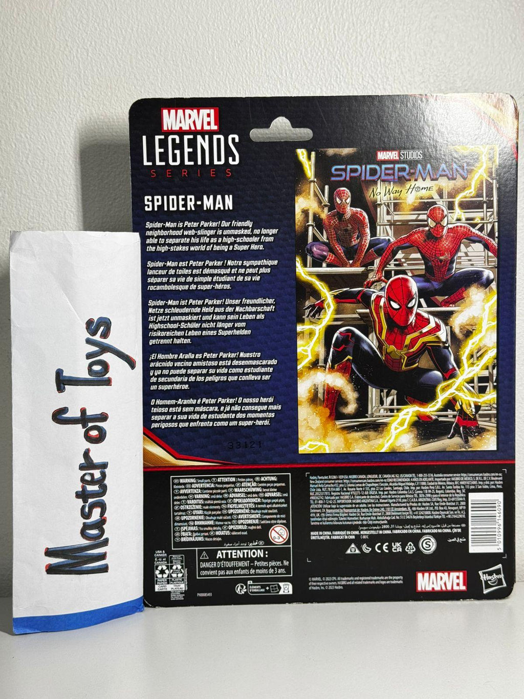 Hasbro Marvel Legends Spiderman Spider-Man No Way Home Peter Parker Tom Holland BIB - Ready Stock