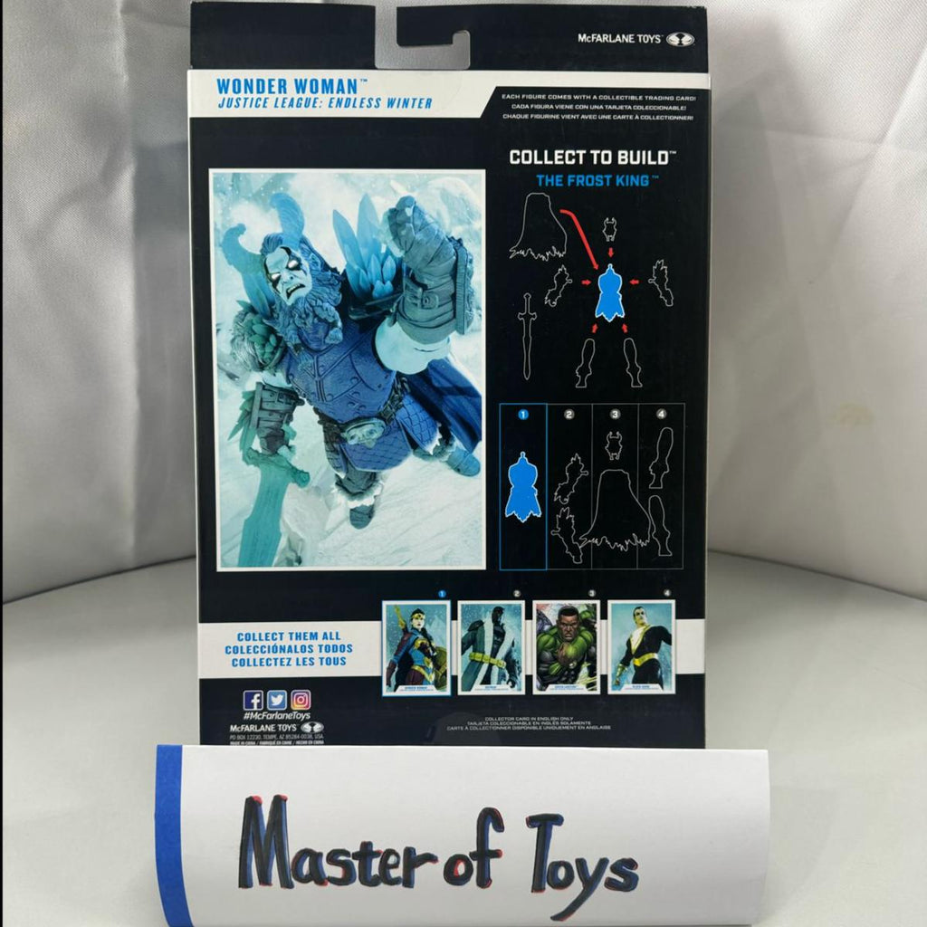 McFarlane DC Multiverse Wonder Woman Endless Winter with CTB The Frost King - Ready Stock