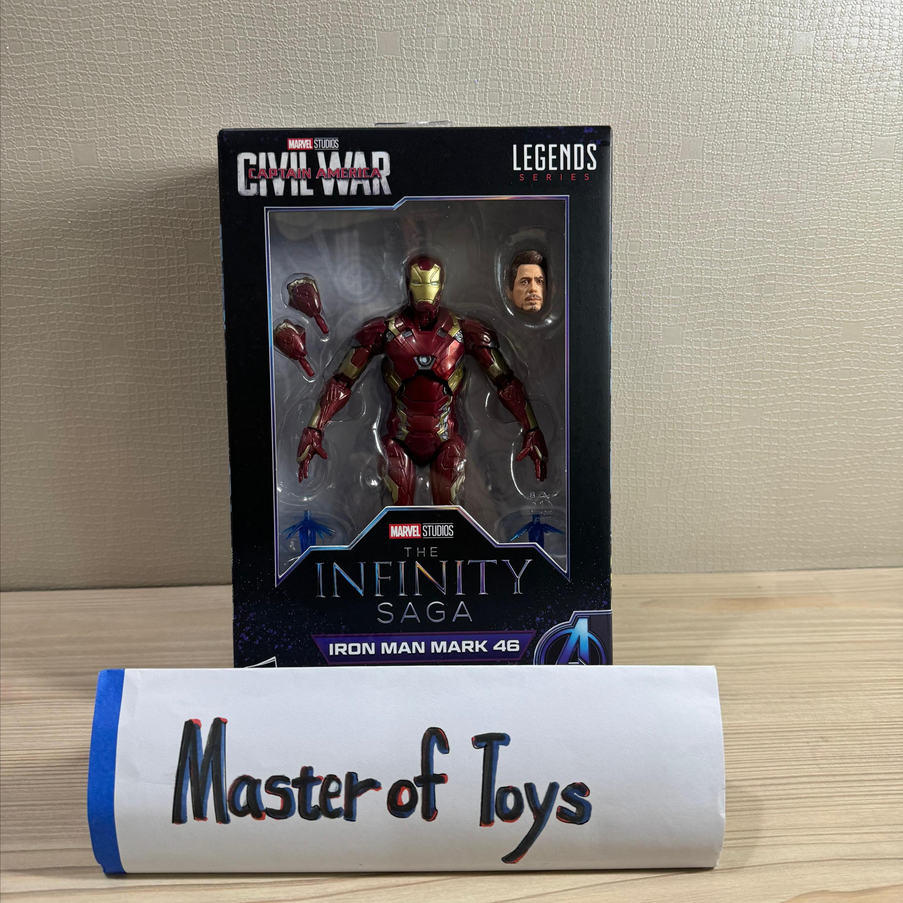 Hasbro Marvel Legends Series Civil War Captain America The Infinity Saga Iron Man Mark 46 - Ready Stock