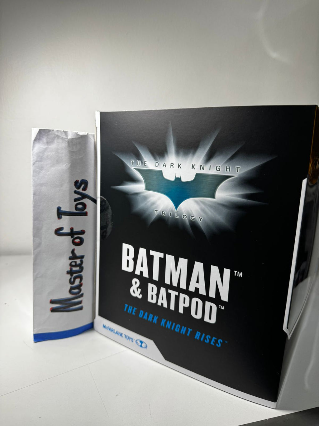 Mcfarlane DC Multiverse Batman & Batpod (The Dark Knight Rises) Gold Label - Ready Stock