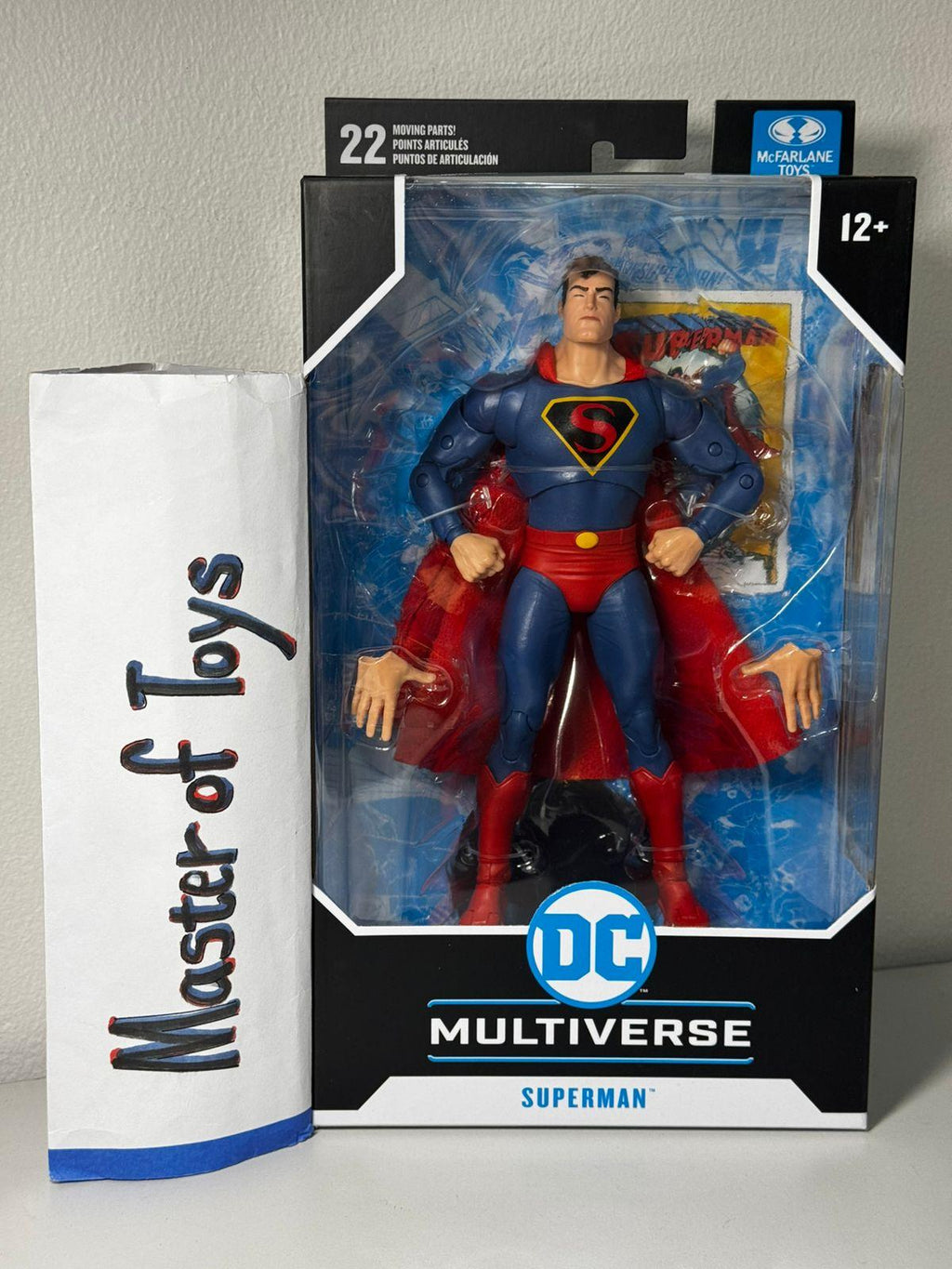 McFarlane DC Multiverse Superman (Classic Animation 1940) - Ready Stock