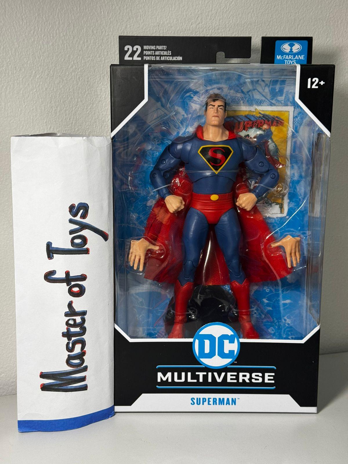 McFarlane DC Multiverse Superman (Classic Animation 1940) - Ready Stock