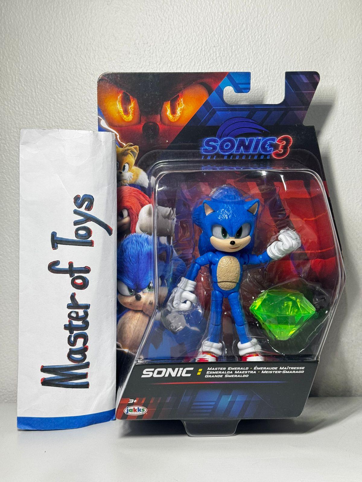 Jakks Pacific Sonic 3 The Hedgehog Sonic Master Emerald - Ready Stock