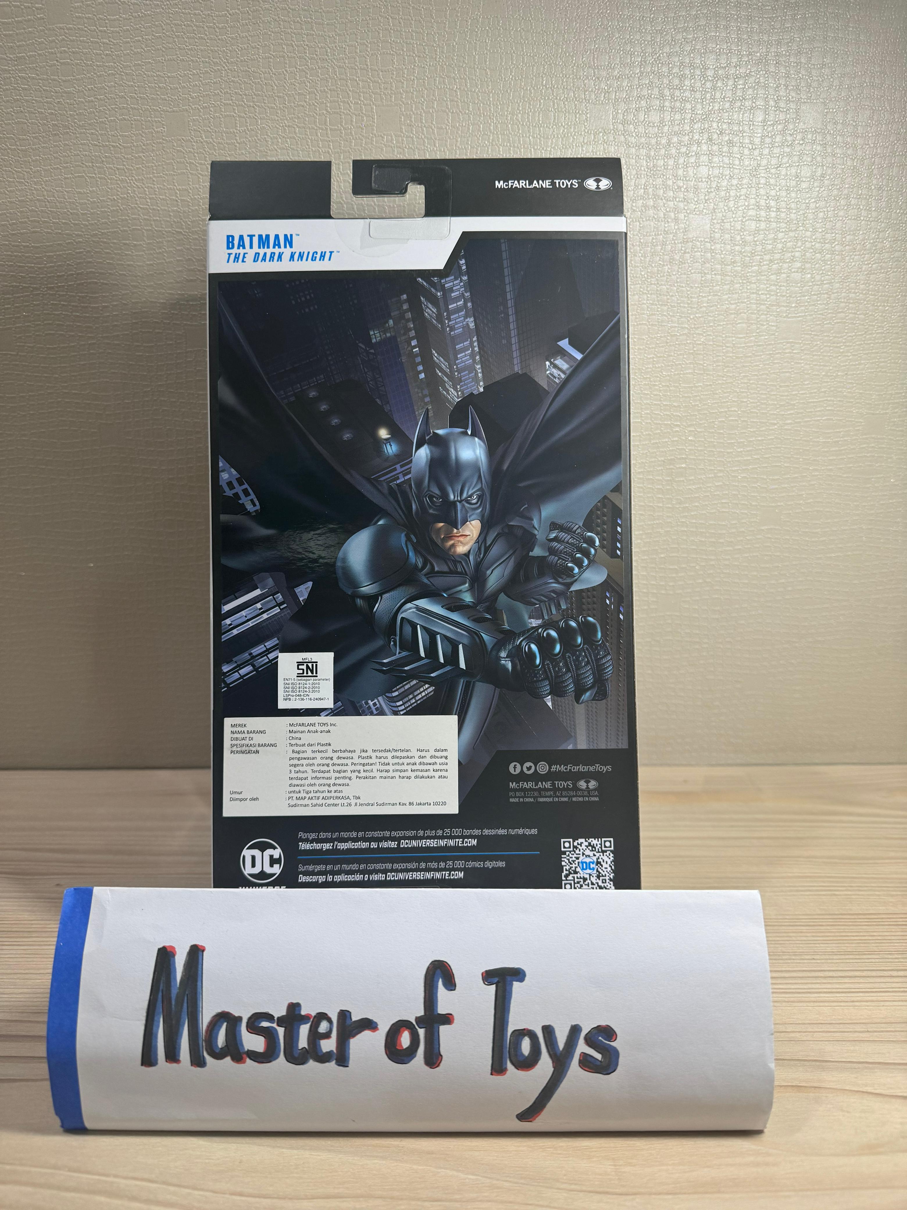 McFarlane DC Multiverse The Dark Knight Trilogy Batman ( Hong Kong Sky Dive ) The Dark Knight Platinum Edition - Ready Stock