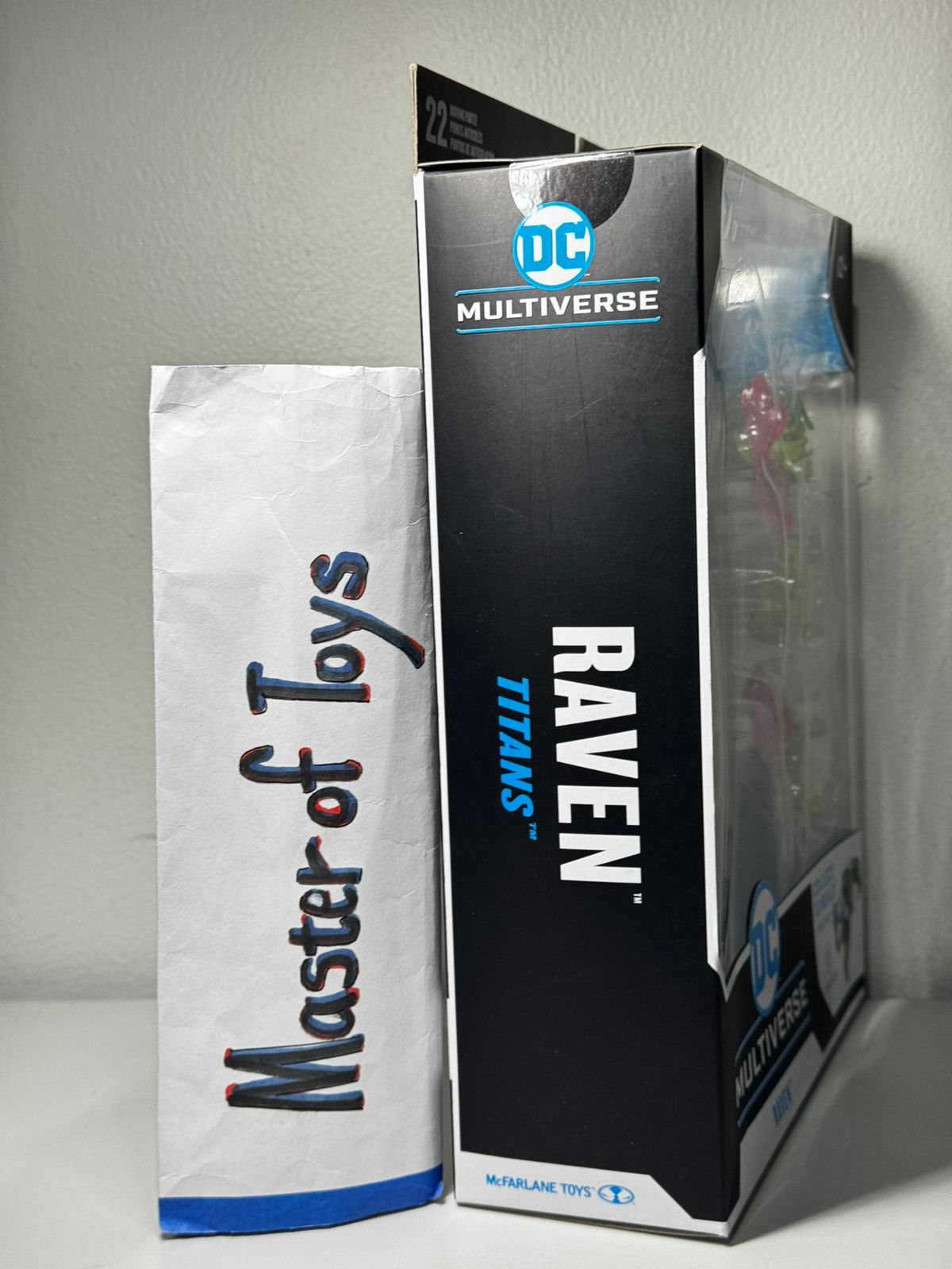 McFarlane DC Multiverse Raven (Titans) With CTB Beast Boy - Ready Stock