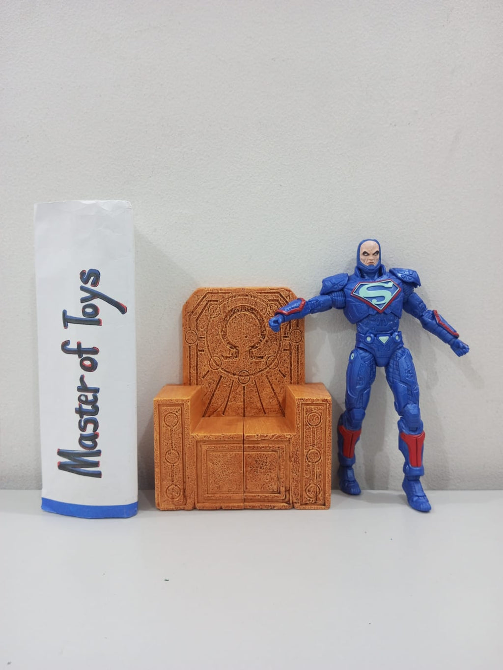 McFarlane DC Multiverse Lux Powersuit & Chair Only No Box - Ready Stock