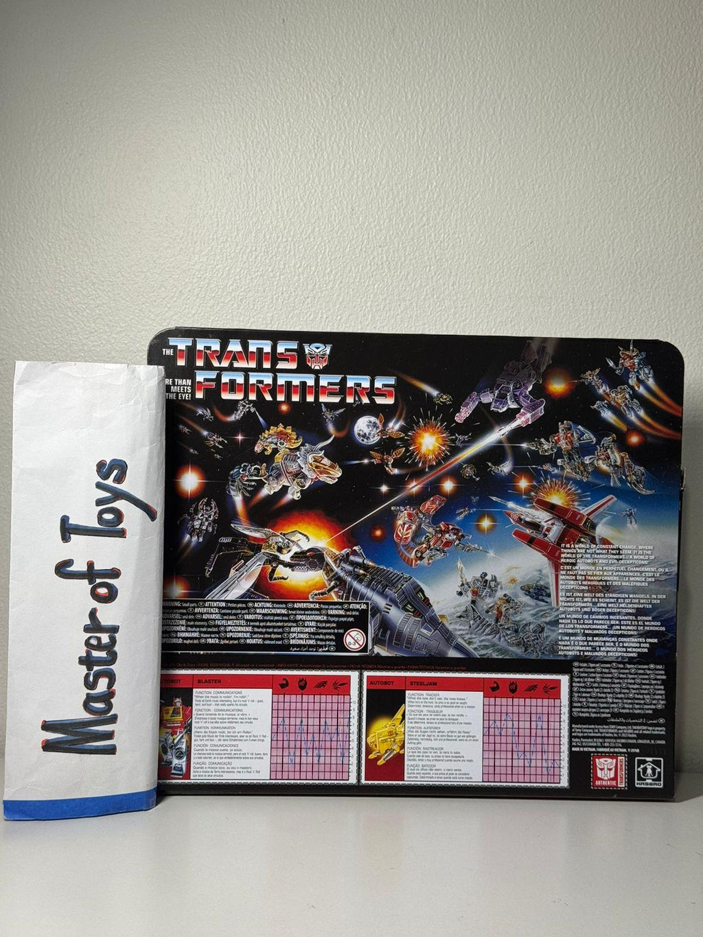 Hasbro Transformers Heroic Autobot Blaster & Steeljaw- Ready Stock