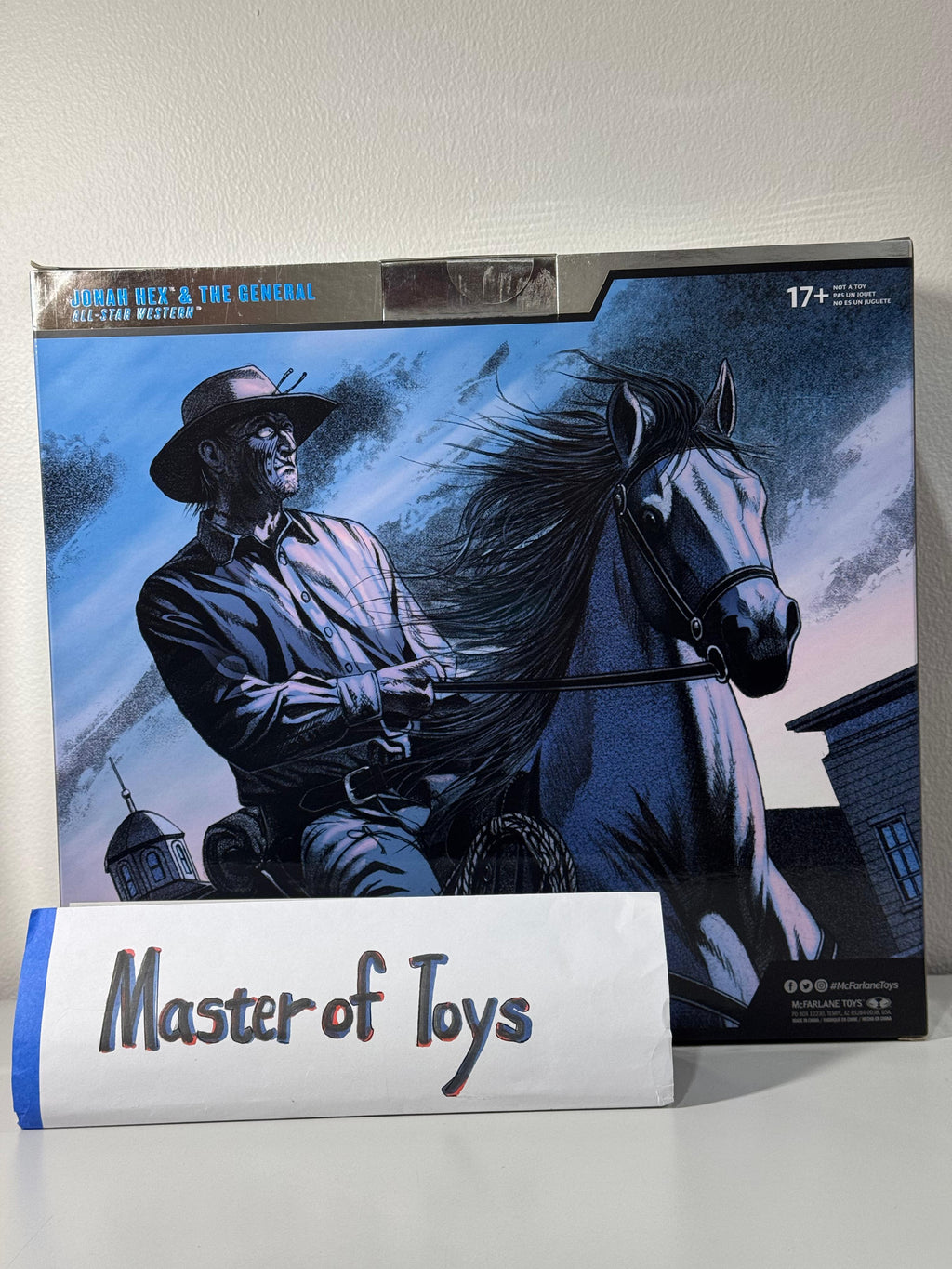 McFarlane Collector Edition DC Multiverse Jonah Hex & The General (All-Star Western) #01 Gold Label Platinum Edition - Ready Stock