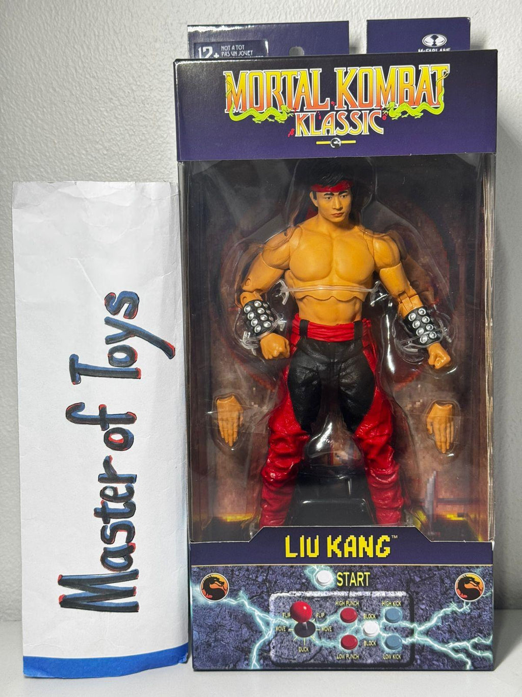 McFarlane Mortal Kombat Klassic Liu Kang Game Verse - Ready Stock