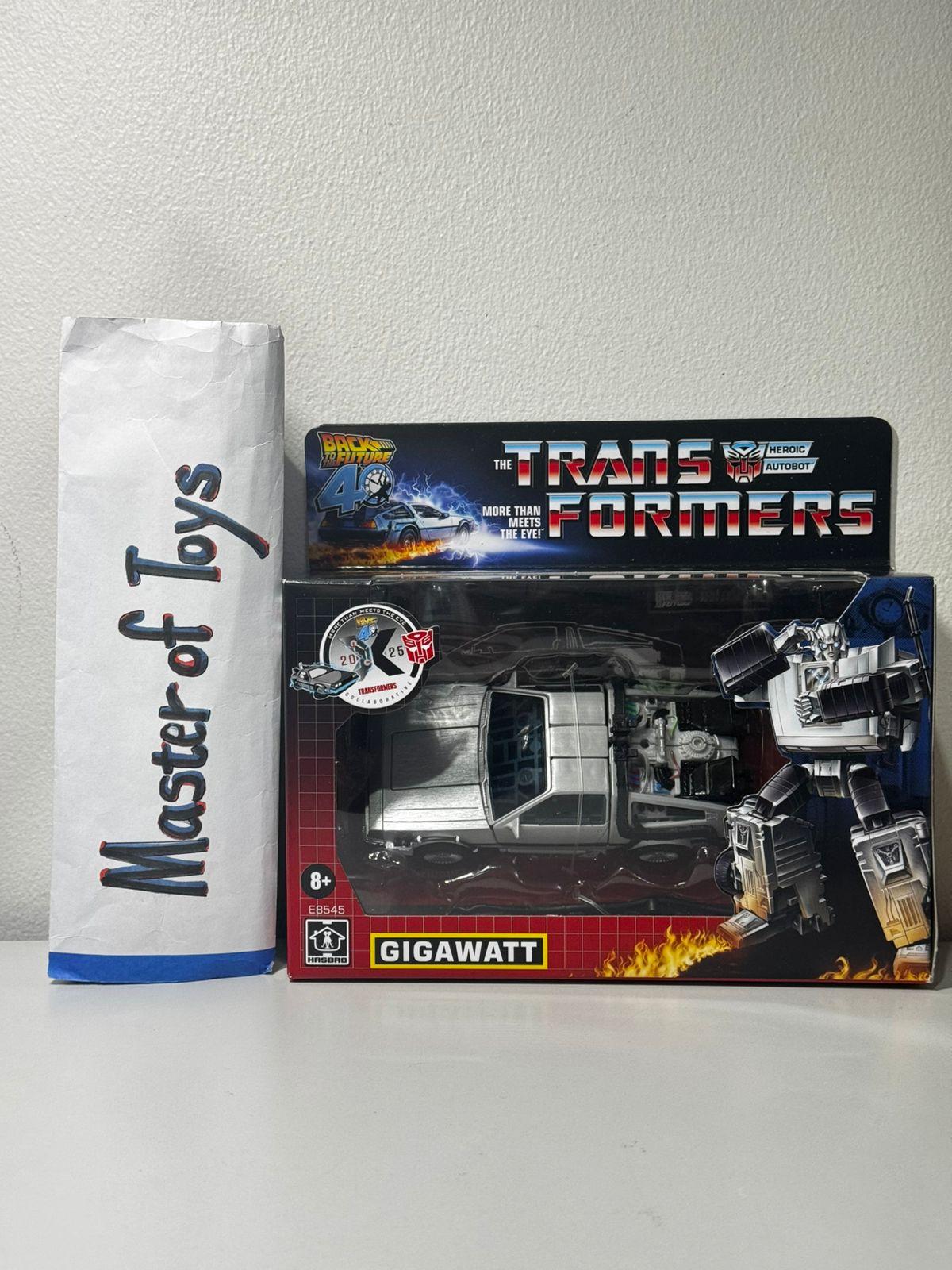 Hasbro Transformers back to Future 40 Heroic Autobot Gigawatt - Ready Stock