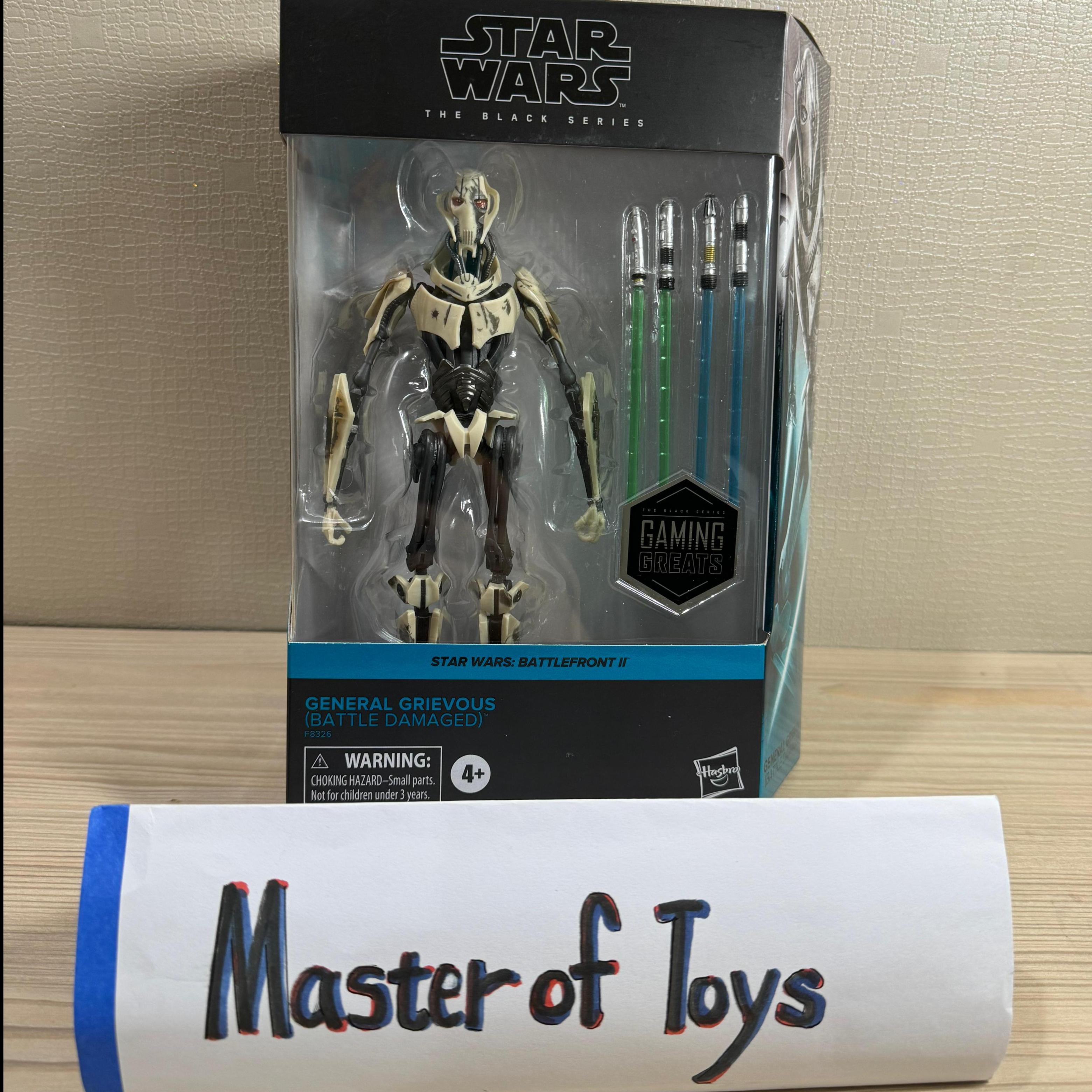 Hasbro Star Wars The Black Series Star Wars: Battlefront II General Grievous ( Battle Damaged ) F8326 - Ready Stock