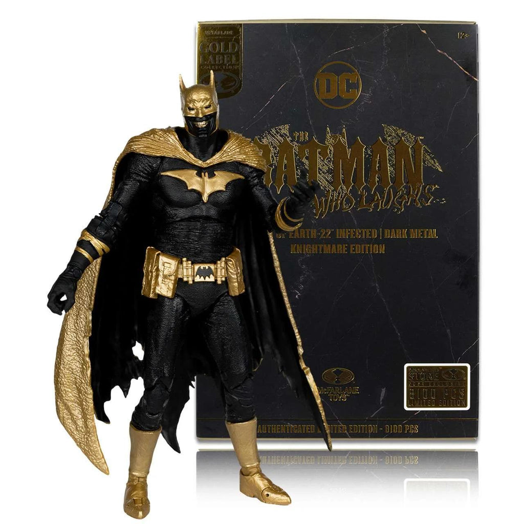 McFarlane DC Multiverse Gold Label Collection The Batman Who Laughs Batman of the Earth-22 Infected (Dark Metal Knightmare Edition) - Ready Stock