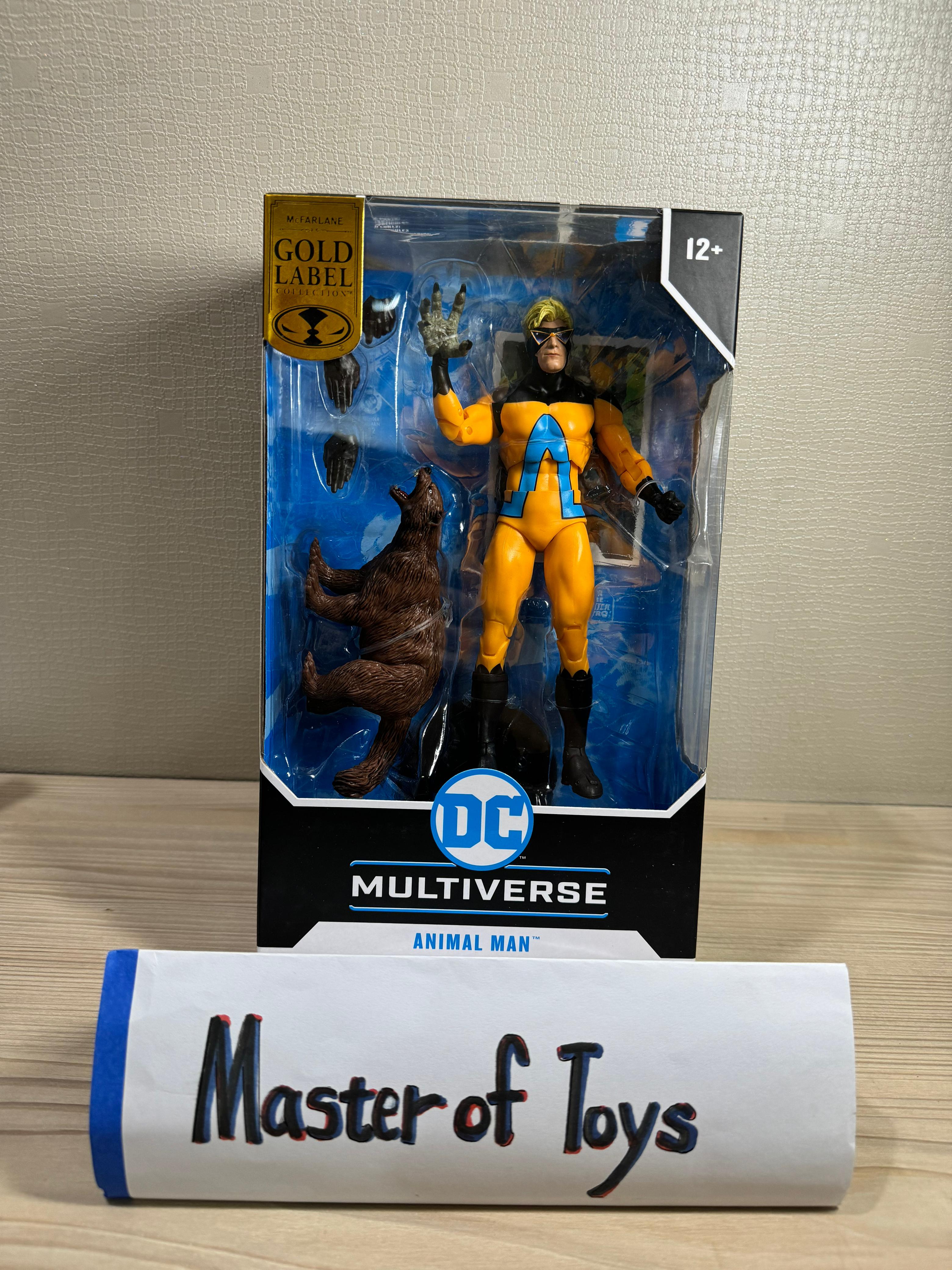 McFarlane DC Multiverse Animal Man The Human Zoo Gold Label Collection - Ready Stock