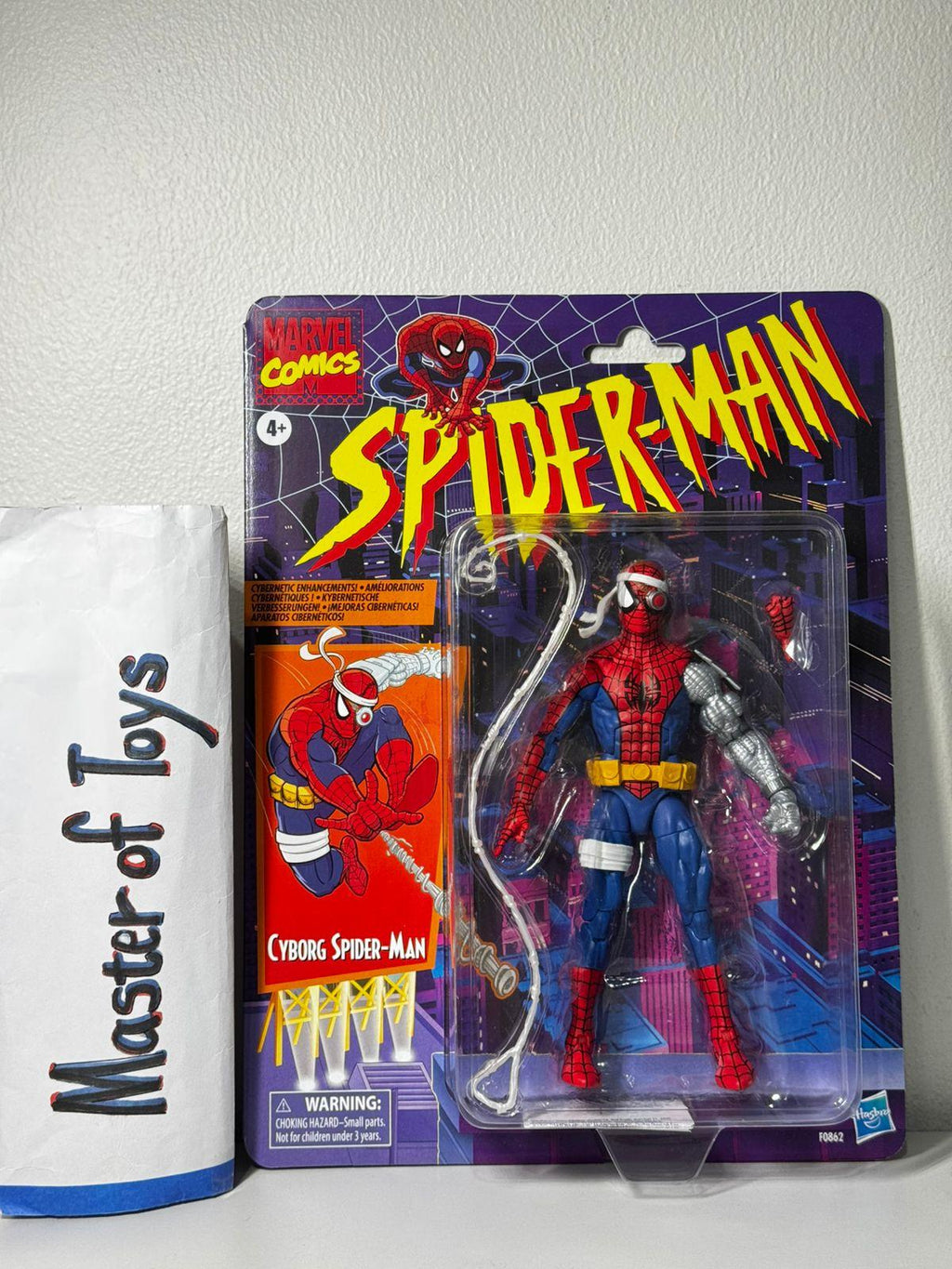Hasbro Marvel Comics Spider-Man Cyborg Spiderman - Ready Stock