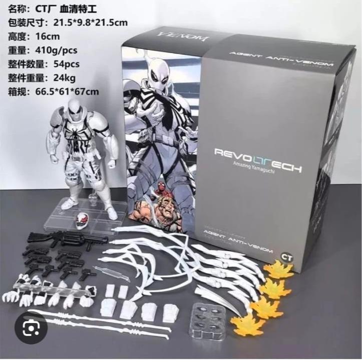 CT Toys Revoltech Agent Anti Venom Grey - Ready Stock