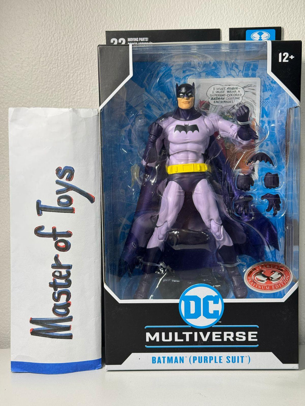 McFarlane DC Multiverse Batman Purple Suit (Detective Comics #241) Red Platinum Edition - Ready Stock