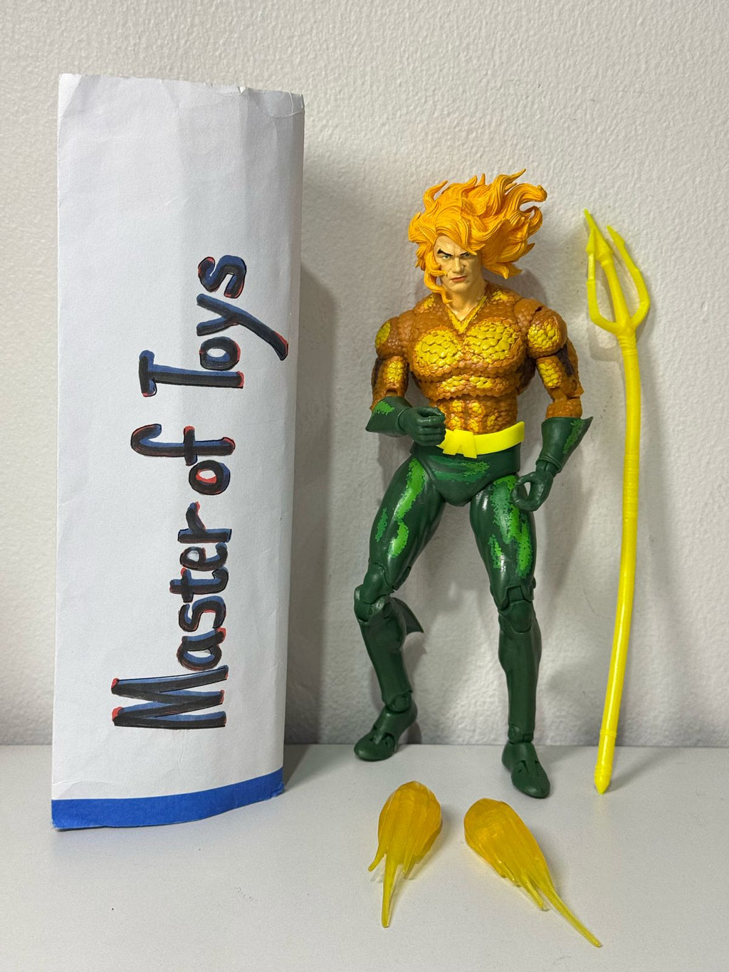 McFarlane DC Multiverse Aquaman (Justice League Task Force) No Box - Ready Stock