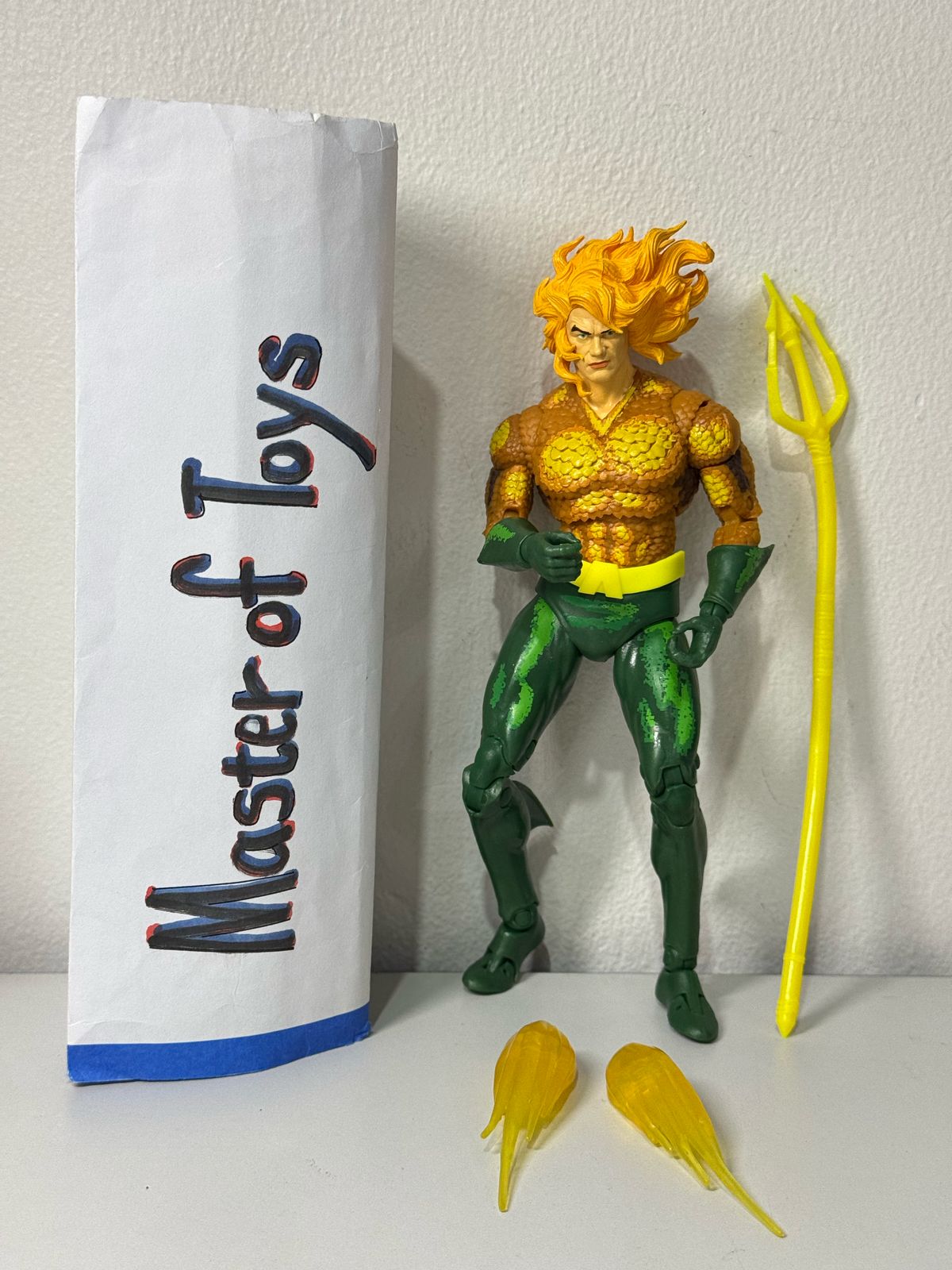 McFarlane DC Multiverse Aquaman (Justice League Task Force) No Box - Ready Stock