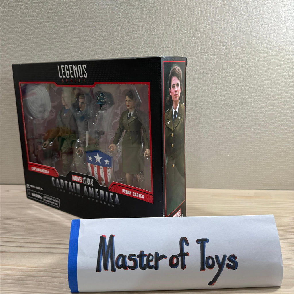 Hasbro Marvel Legends Series Marvel Studio Captain America The First Avenger Captain America & Peggy Carter - Ready Stock