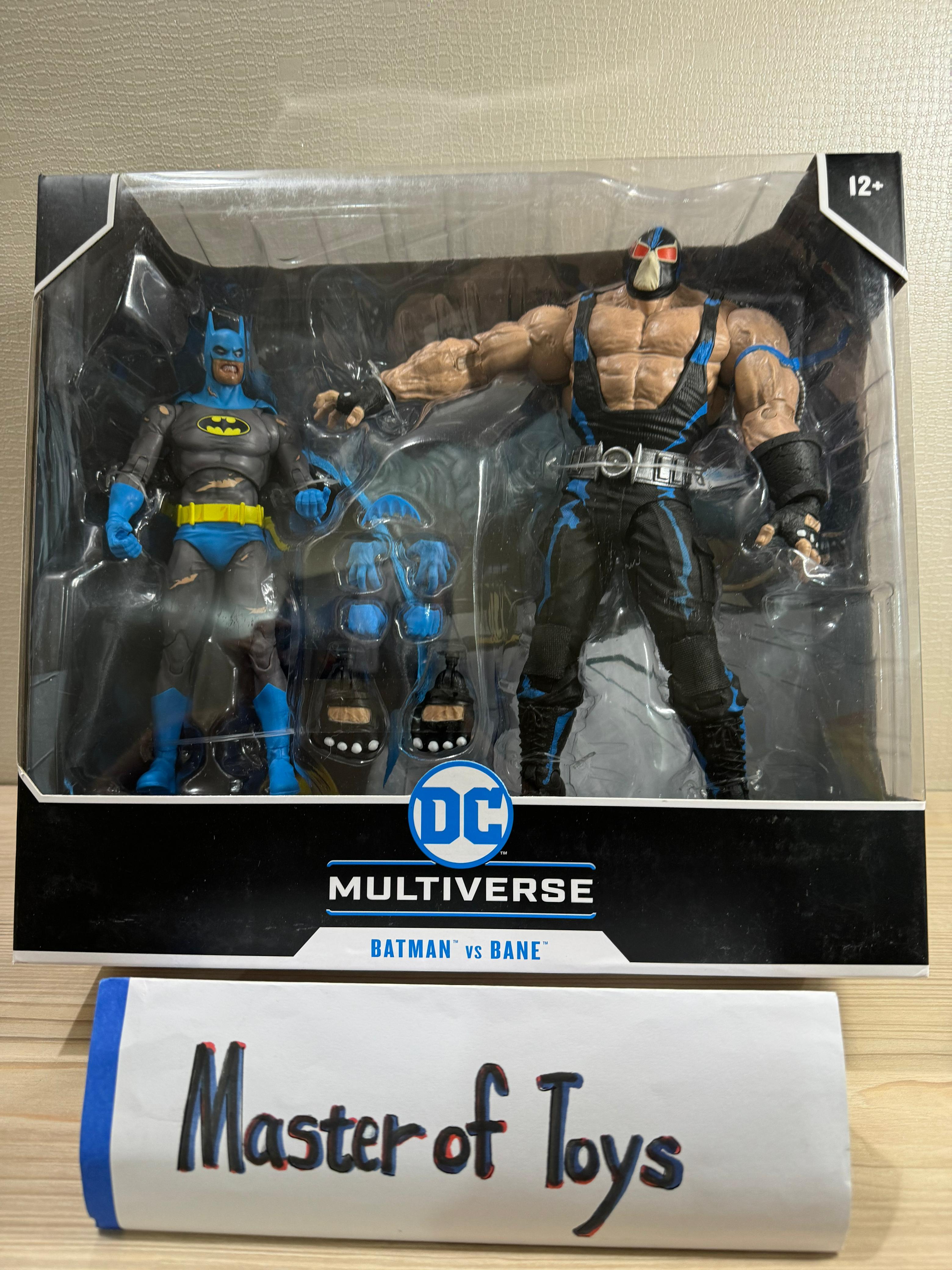 McFarlane DC Multiverse Batman Vs Bane Megafig Batman Knightfall 2 Pack - Ready Stock